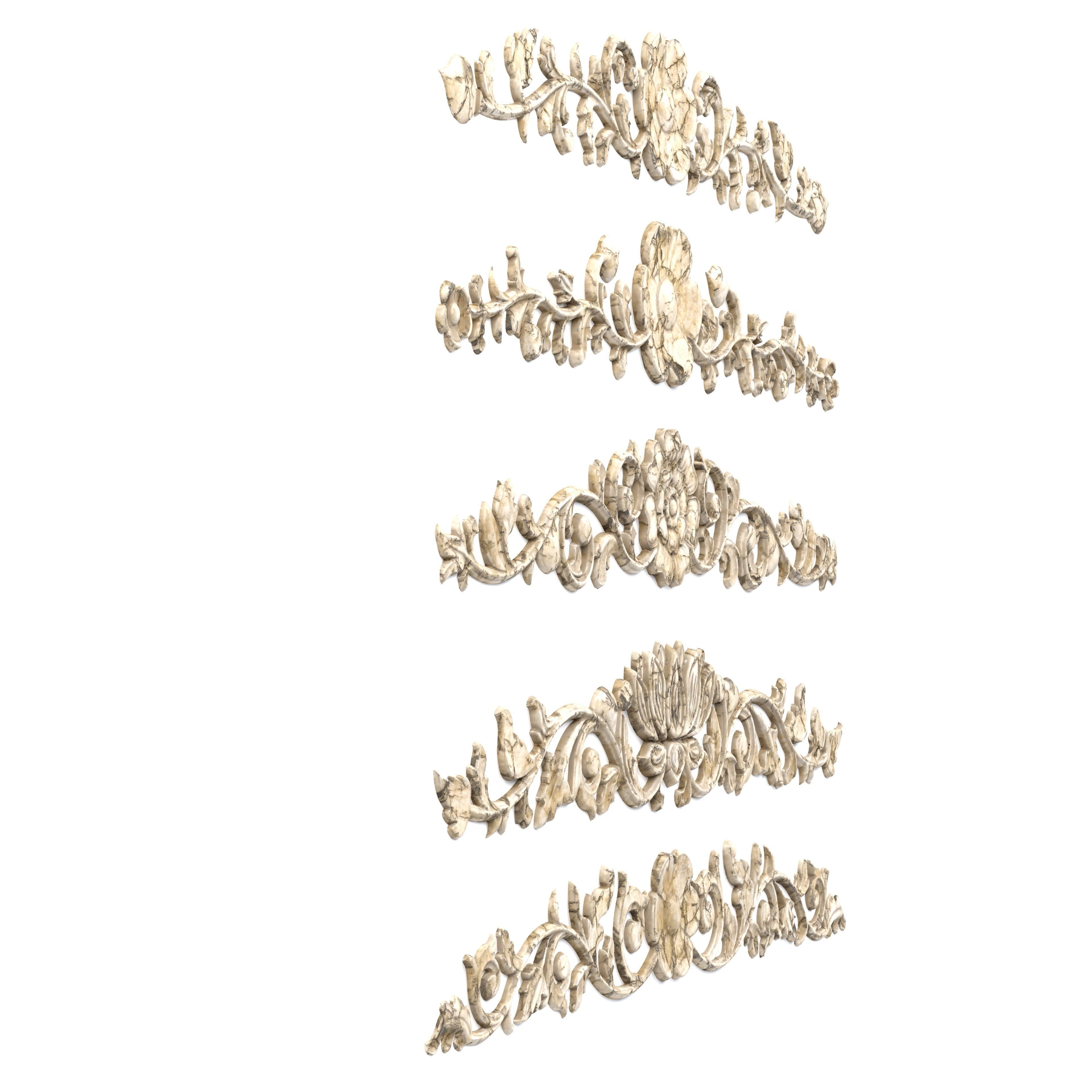 5 Low-Poly Ornament Vol 06-2 Low-poly 3D model_5