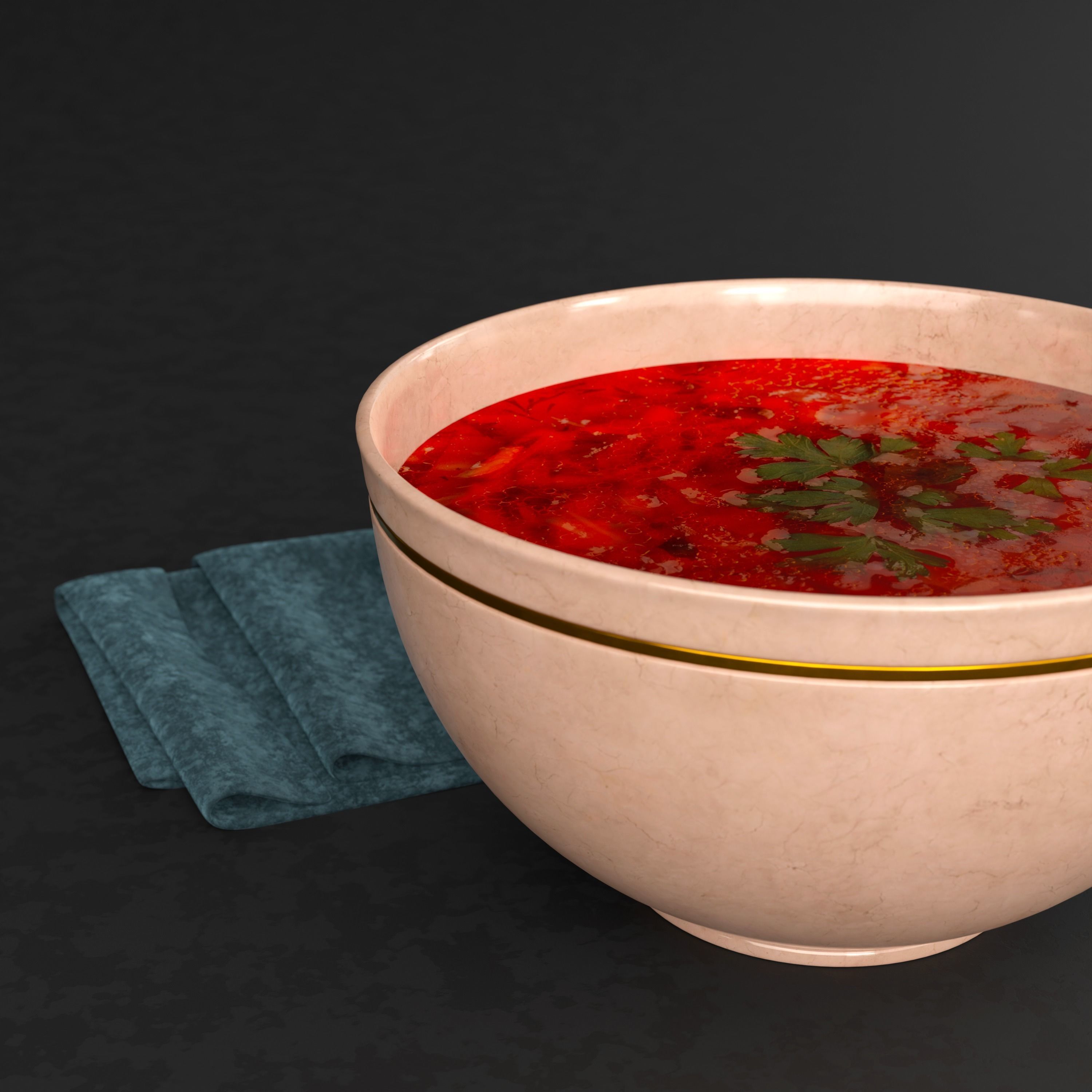Borsch 3D model_2