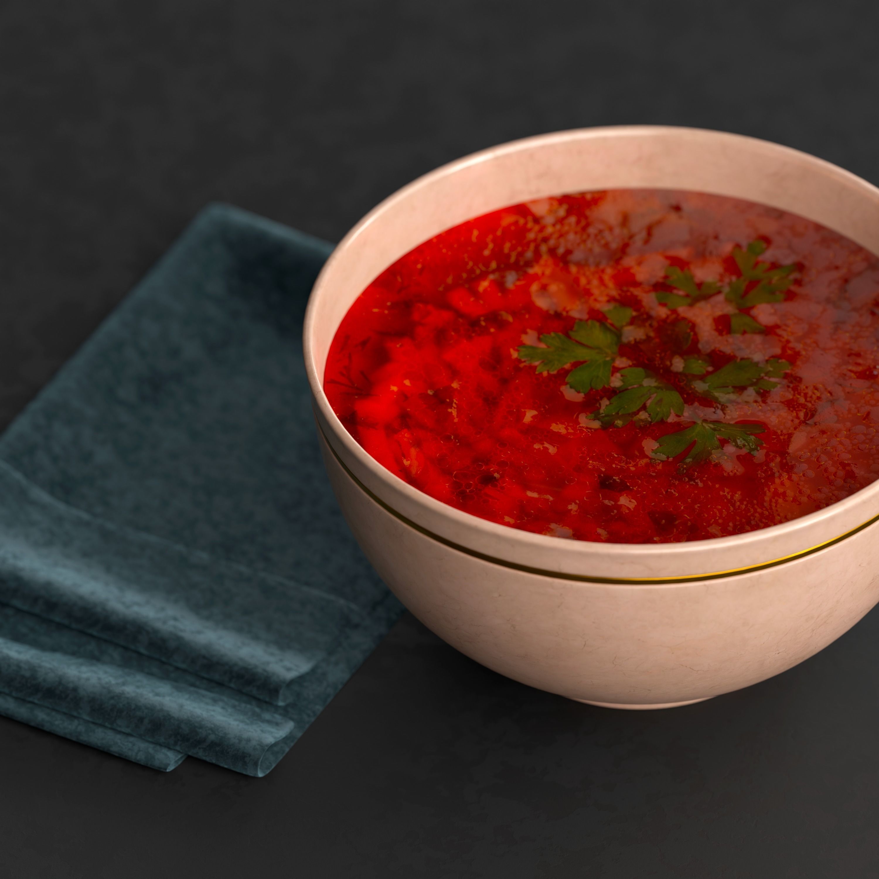 Borsch 3D model_4