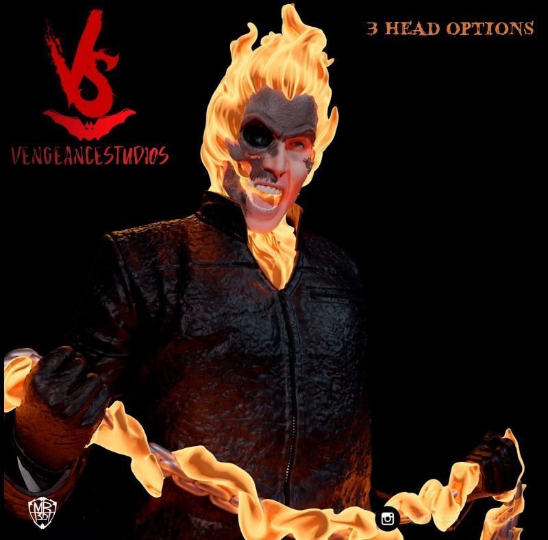 Ghost Rider 3D print model_1