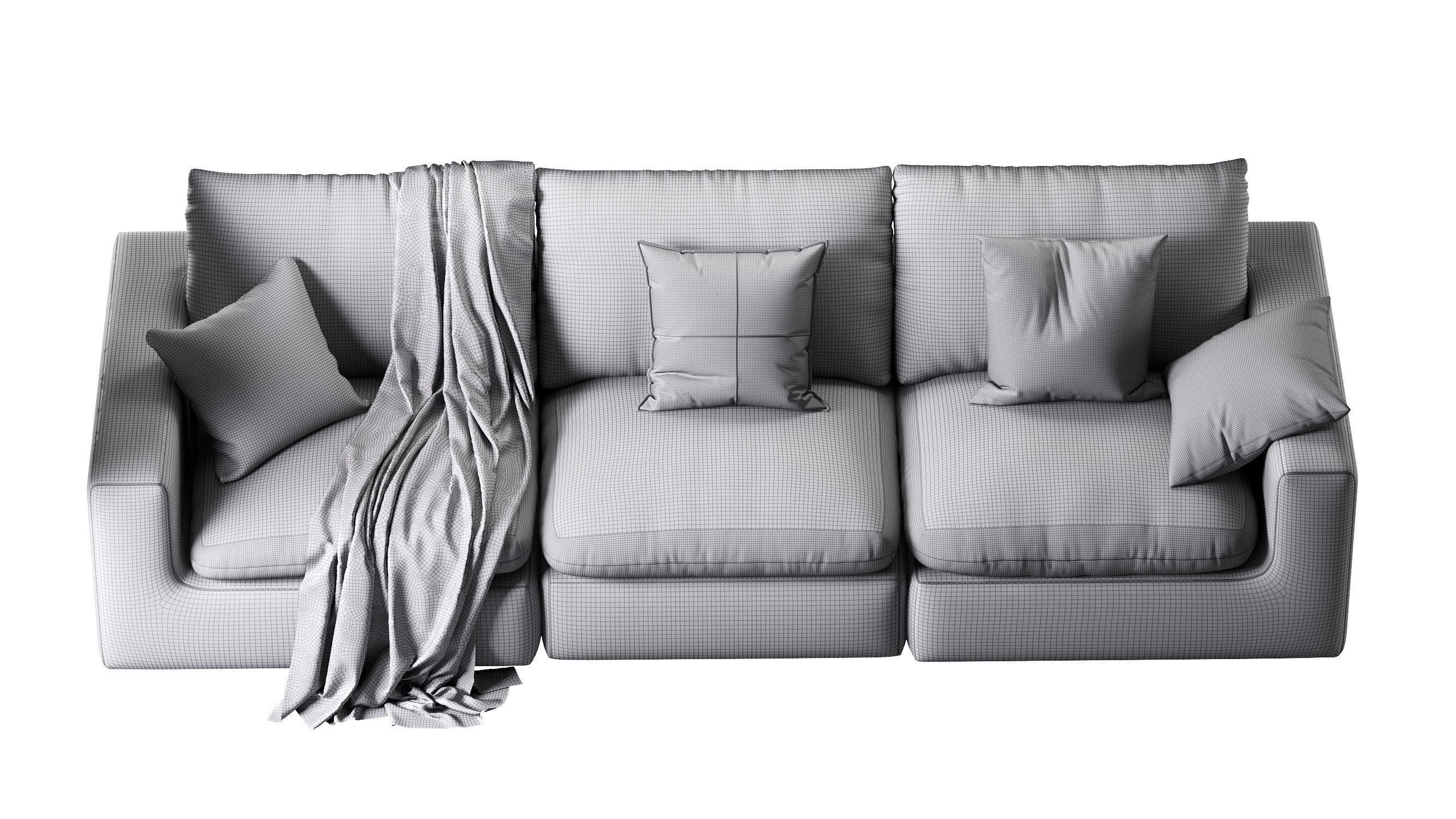 Dawson Extended Sofa 3D model_17