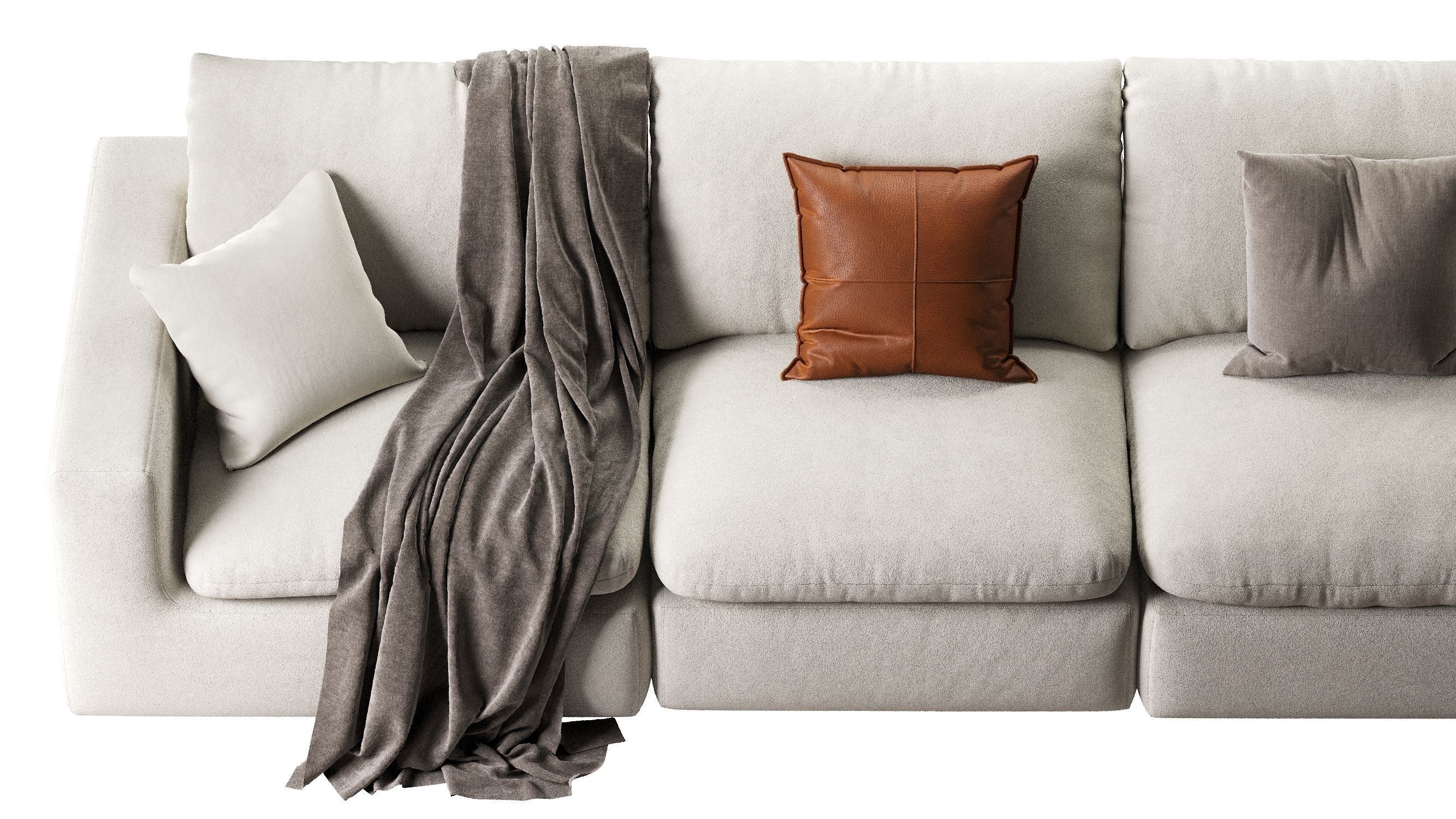 Dawson Extended Sofa 3D model_8