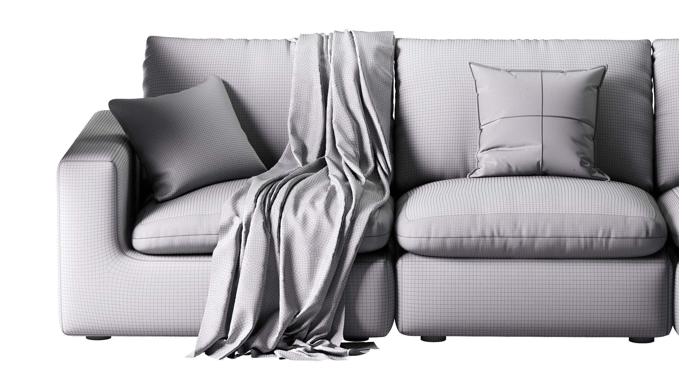 Dawson Extended Sofa 3D model_15