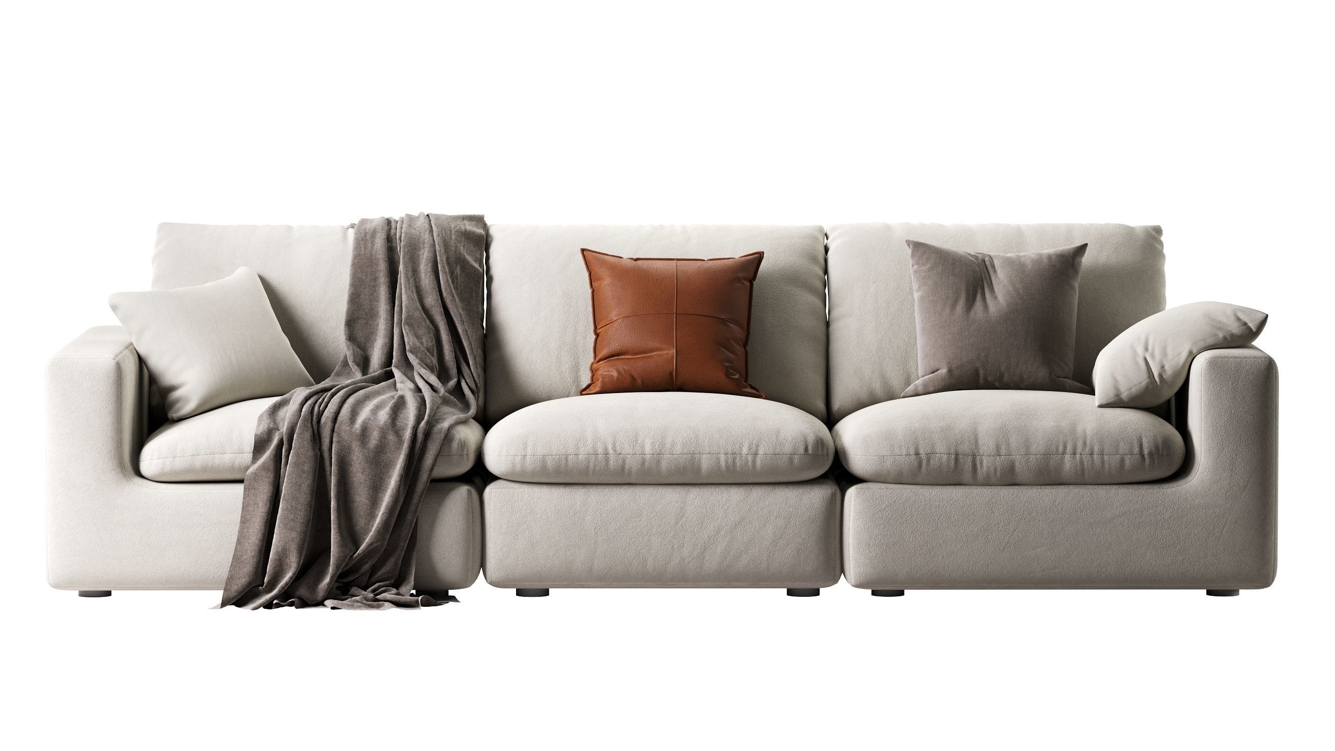 Dawson Extended Sofa 3D model_7