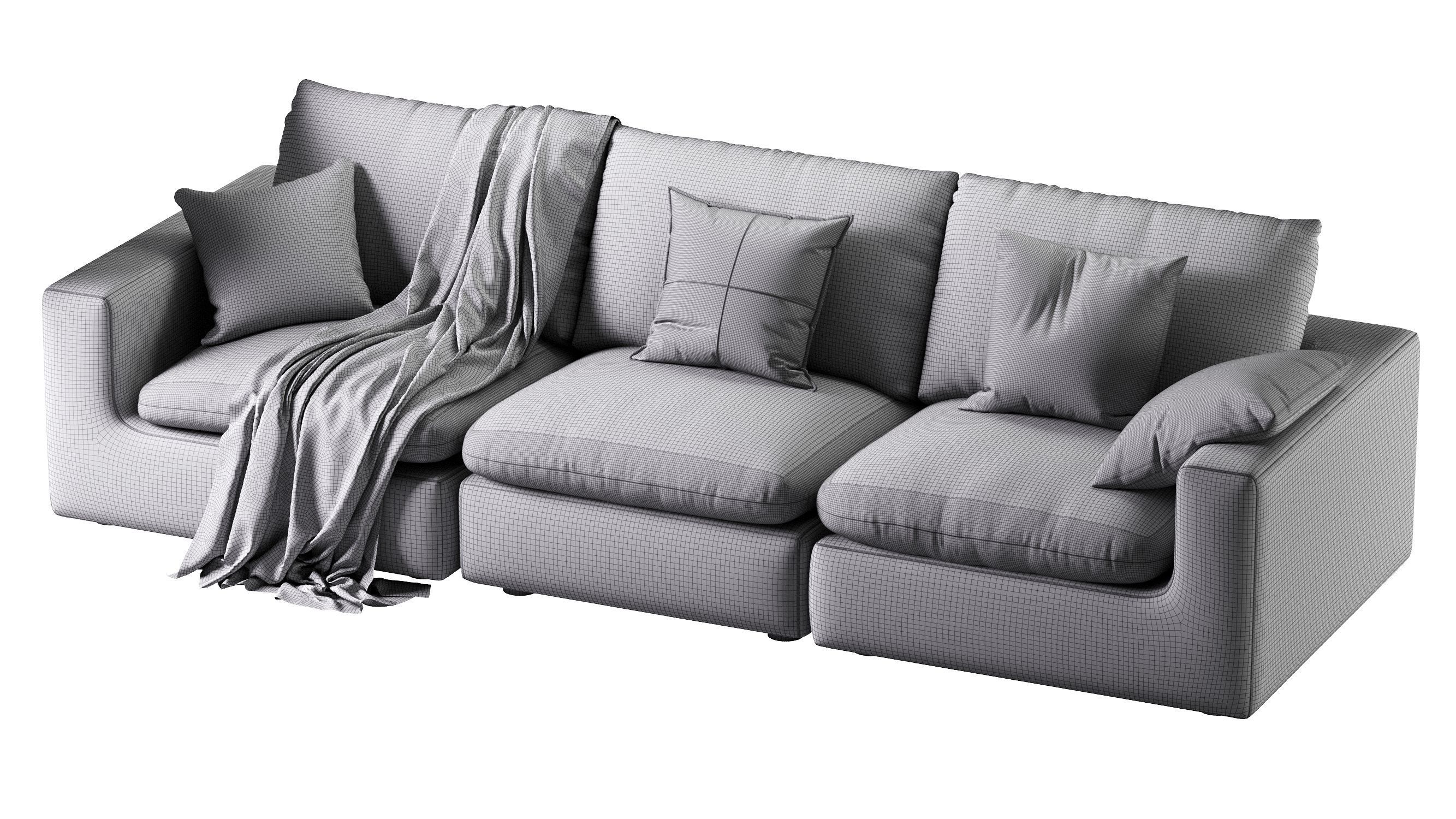 Dawson Extended Sofa 3D model_13