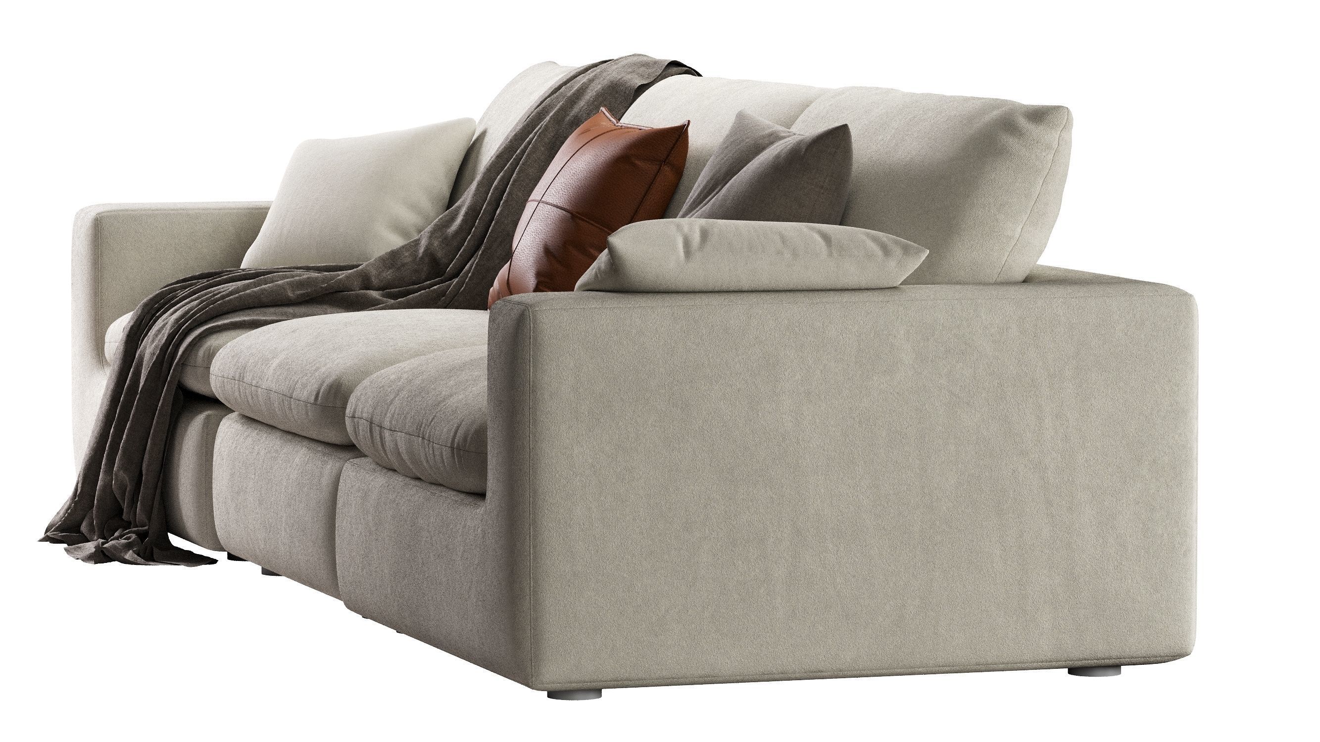 Dawson Extended Sofa 3D model_9