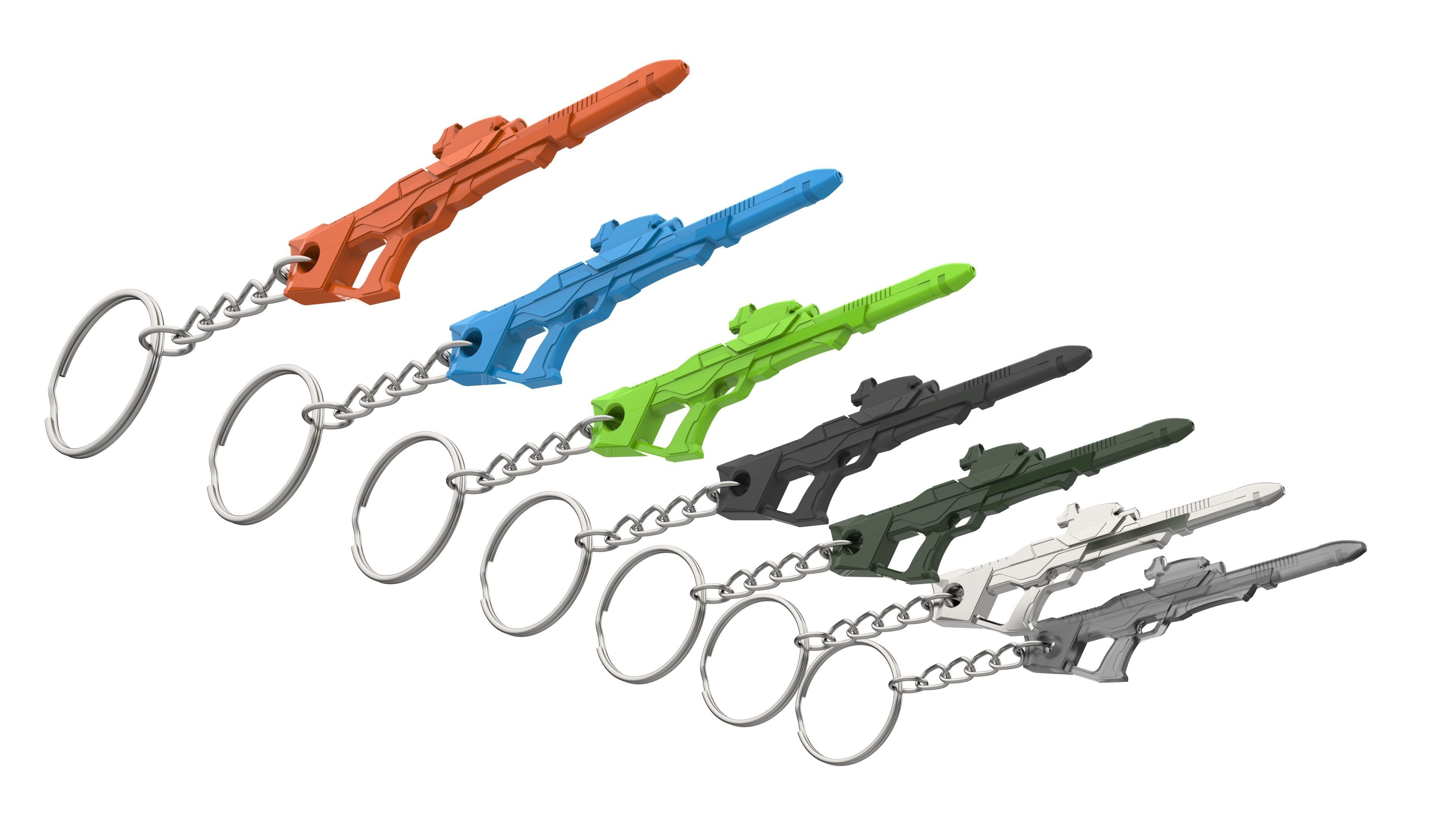 Keychain - Type 3 Nemesis Phaser - Star Trek First Contact - STL 3D print model_15