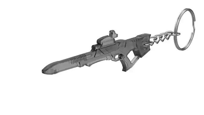 Keychain - Type 3 Nemesis Phaser - Star Trek First Contact - STL 3D print model