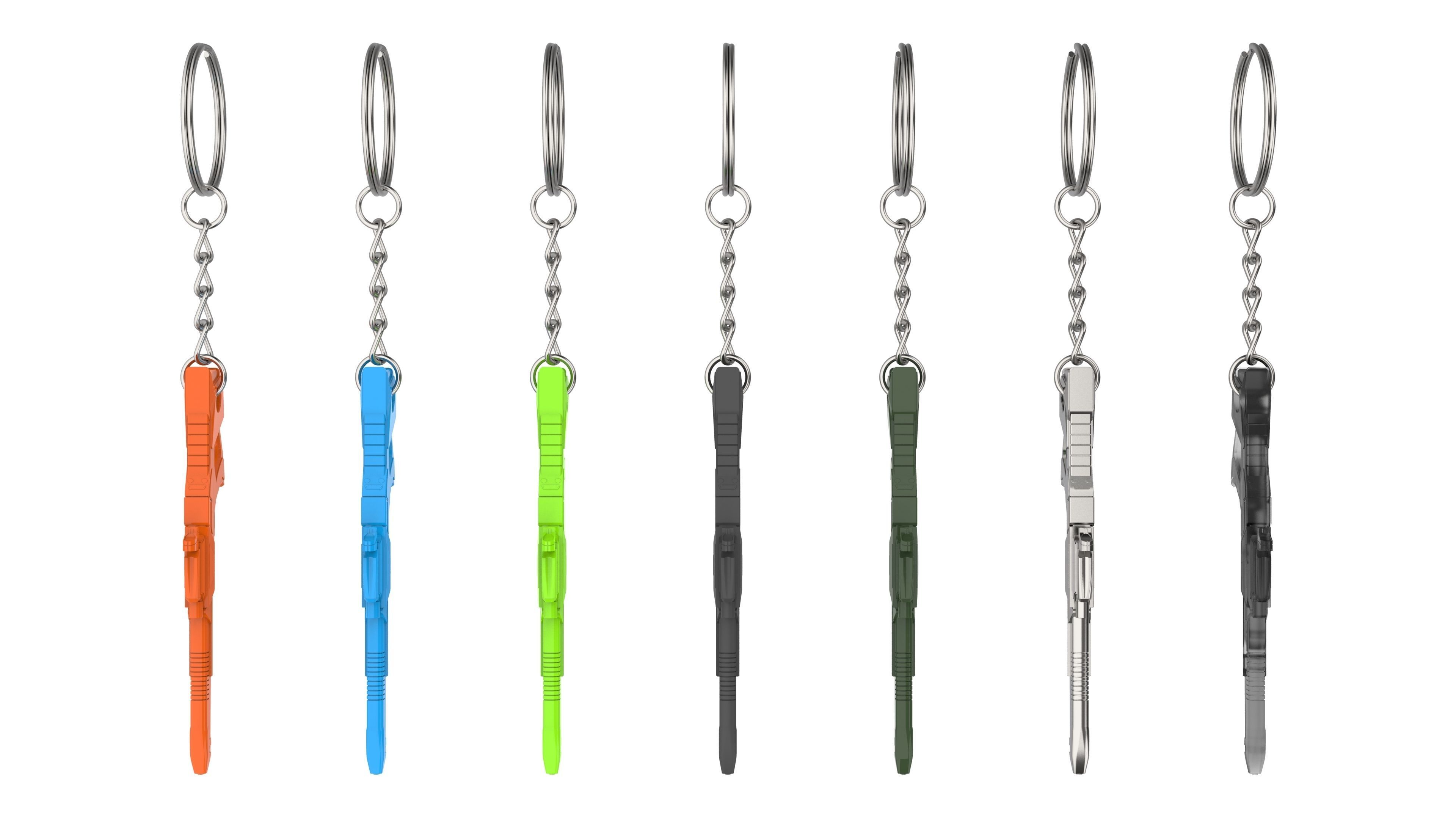 Keychain - Type 3 Nemesis Phaser - Star Trek First Contact - STL 3D print model_16