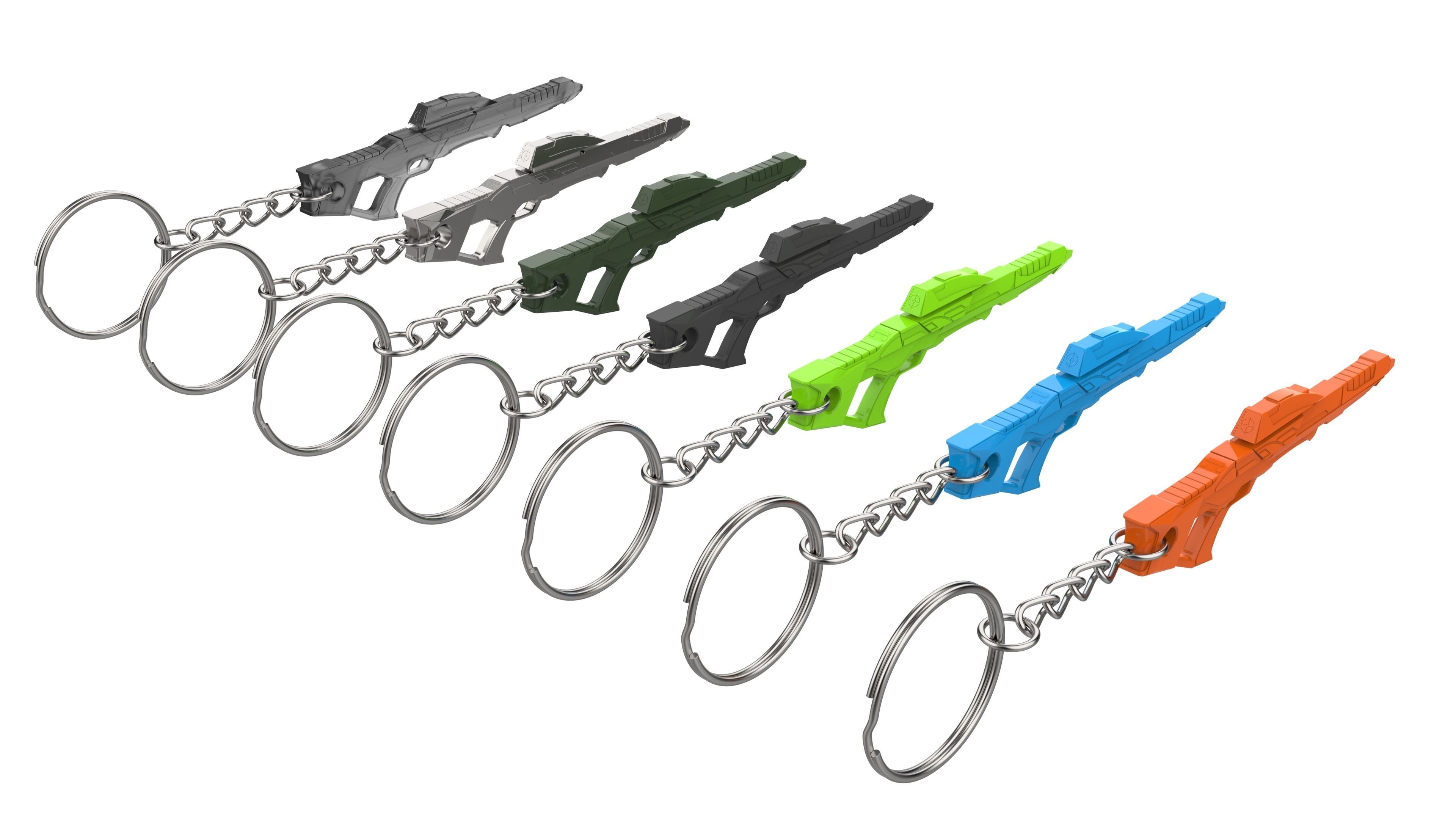 Keychain - Type 3A Phaser - Star Trek First Contact - STL 3D print model_13