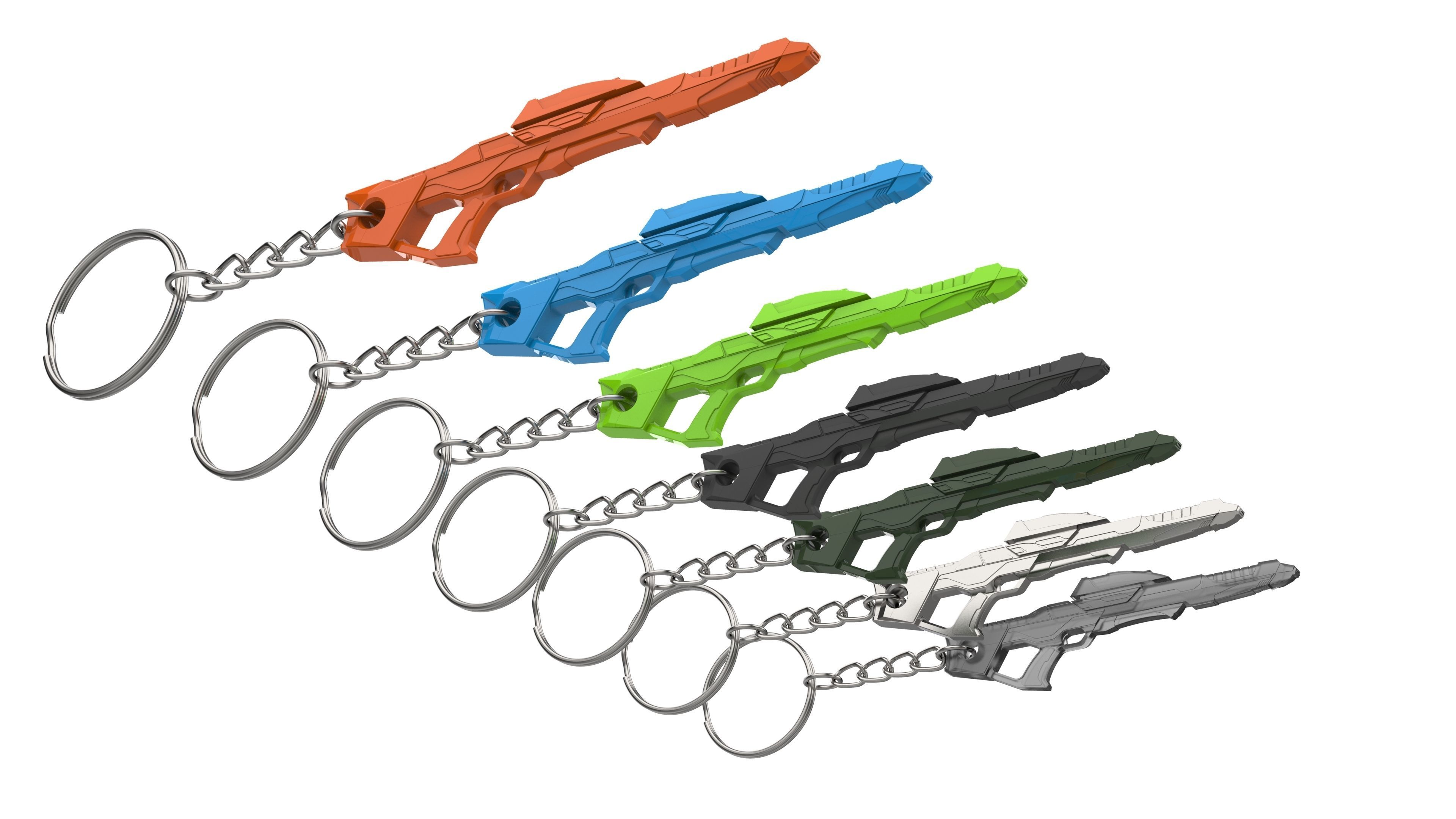 Keychain - Type 3A Phaser - Star Trek First Contact - STL 3D print model_15