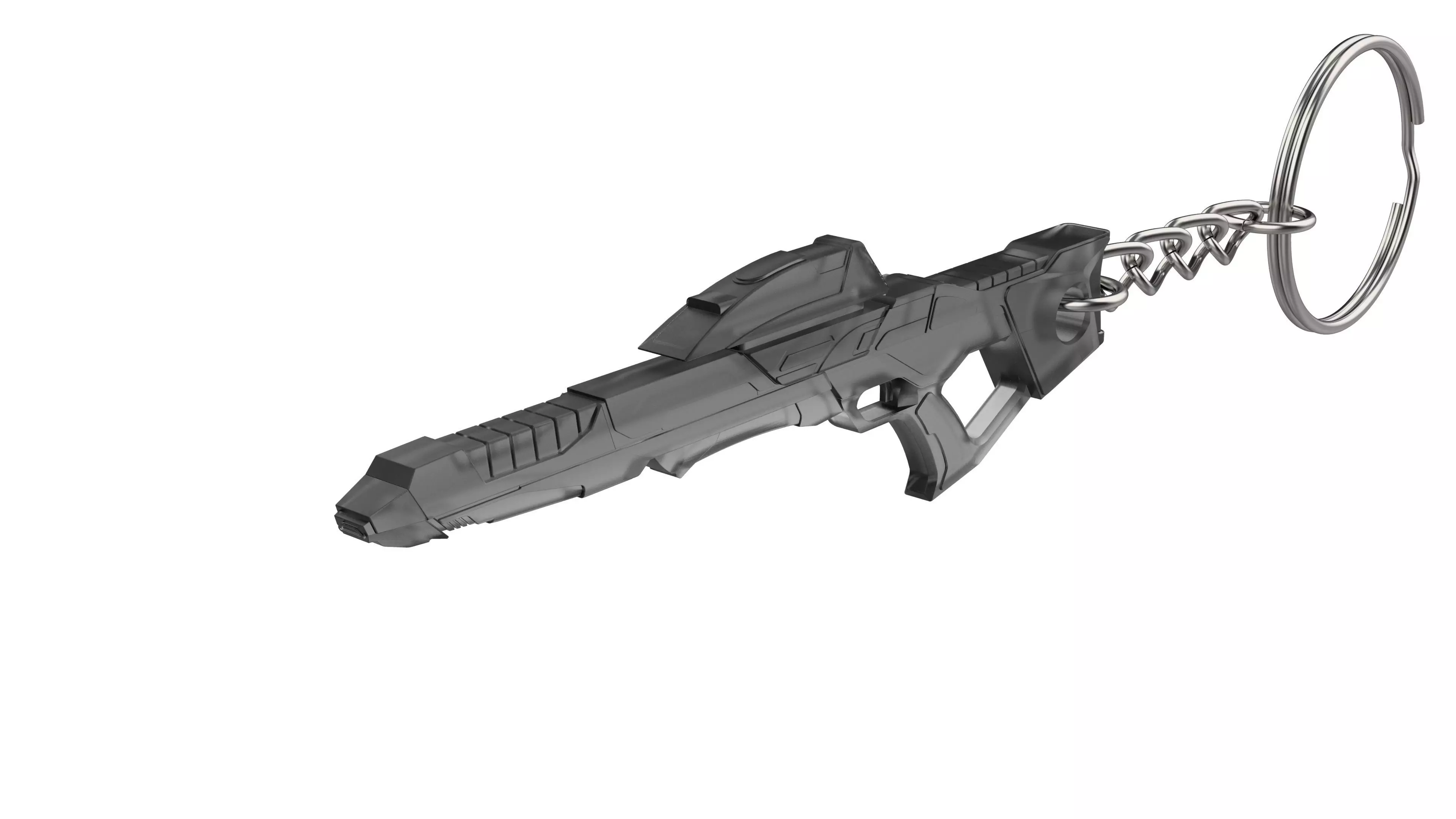 Keychain - Type 3A Phaser - Star Trek First Contact - STL 3D print model_0