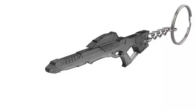 Keychain - Type 3A Phaser - Star Trek First Contact - STL 3D print model