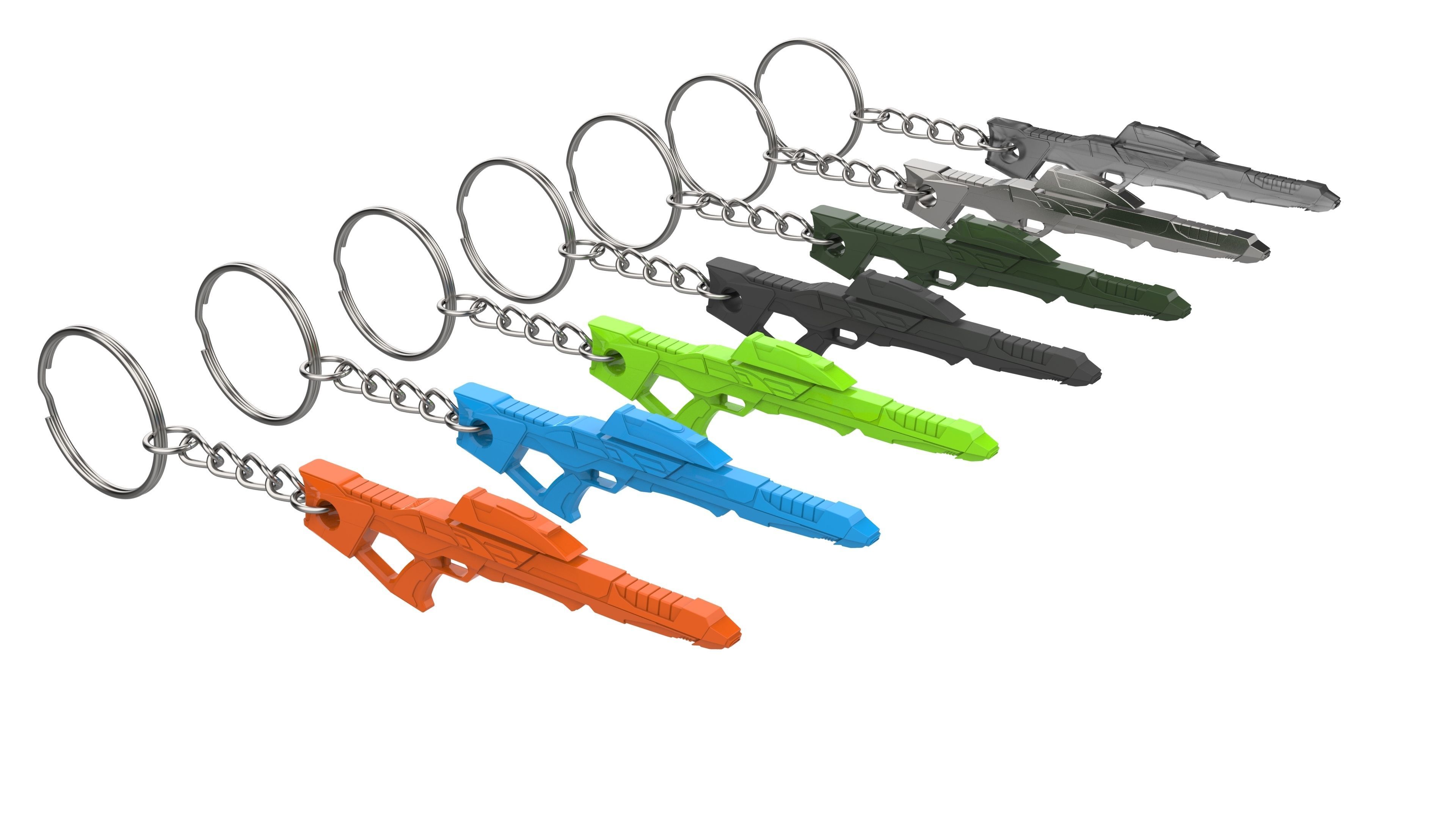 Keychain - Type 3A Phaser - Star Trek First Contact - STL 3D print model_17