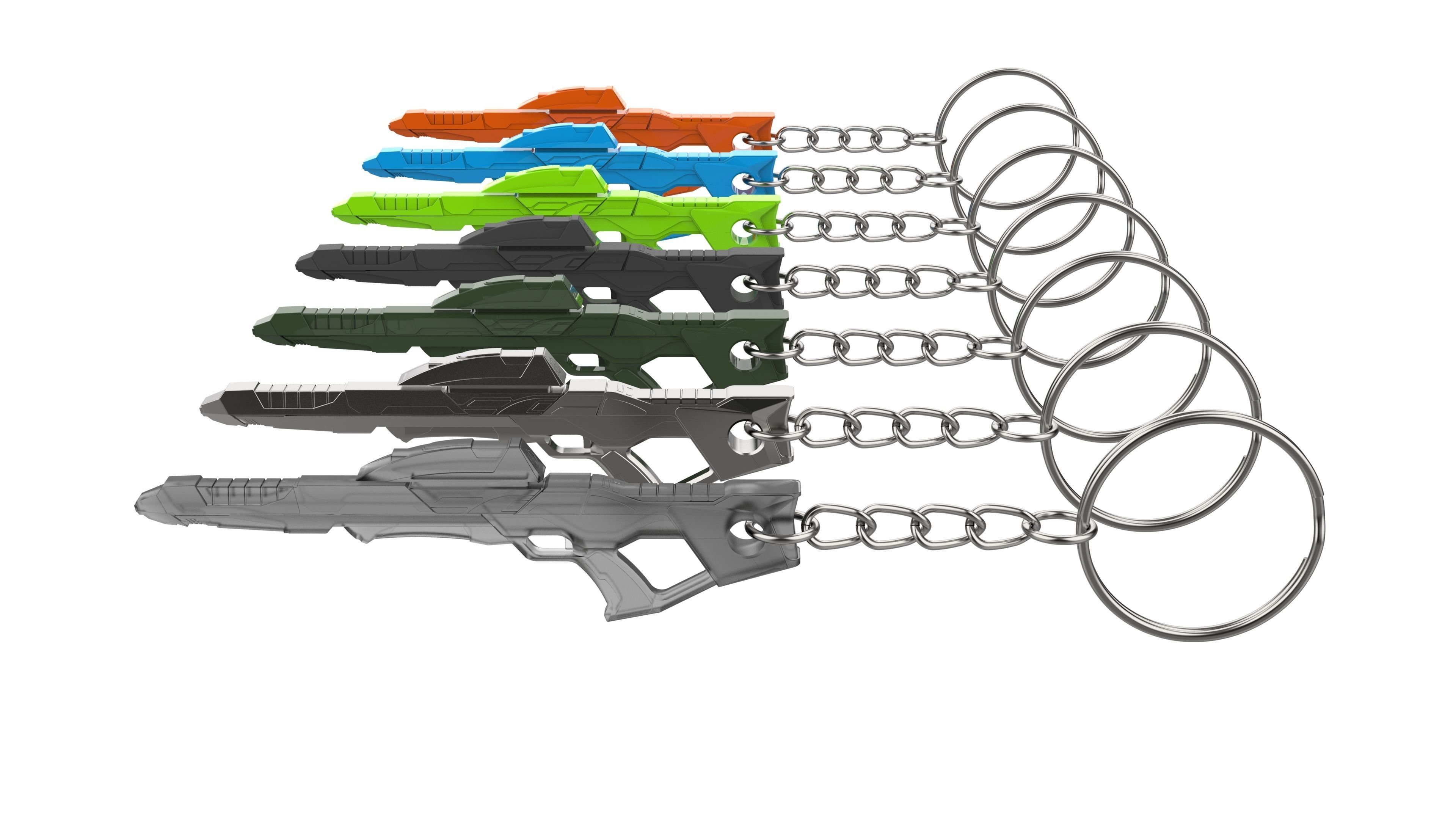 Keychain - Type 3A Phaser - Star Trek First Contact - STL 3D print model_11