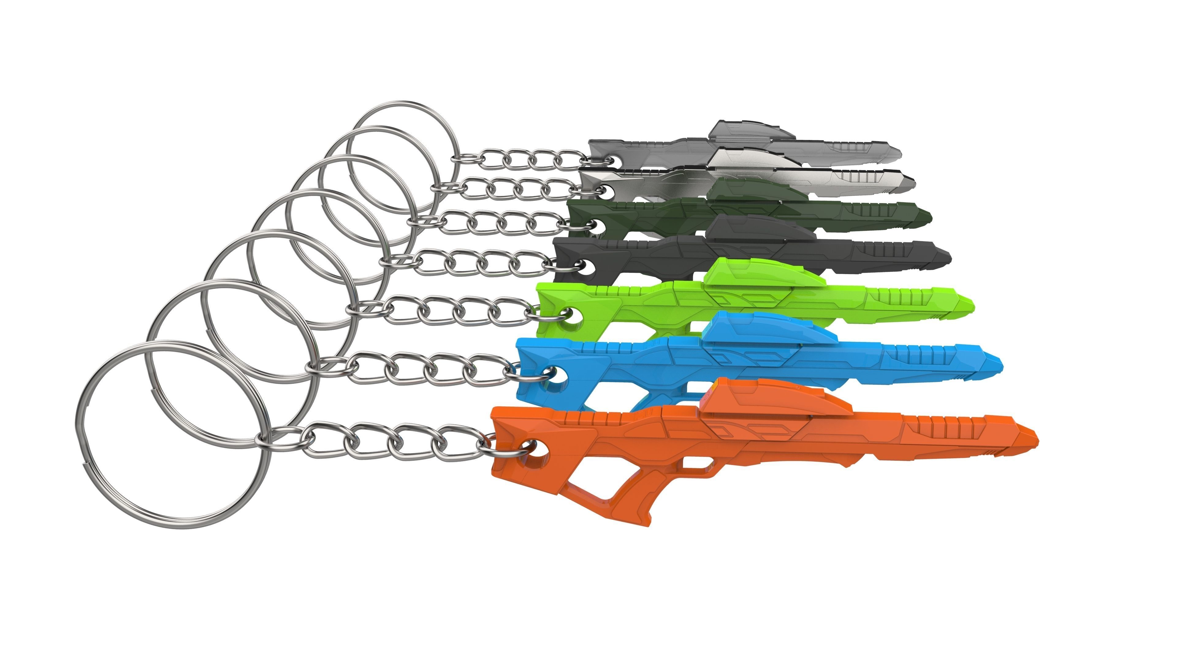 Keychain - Type 3A Phaser - Star Trek First Contact - STL 3D print model_14