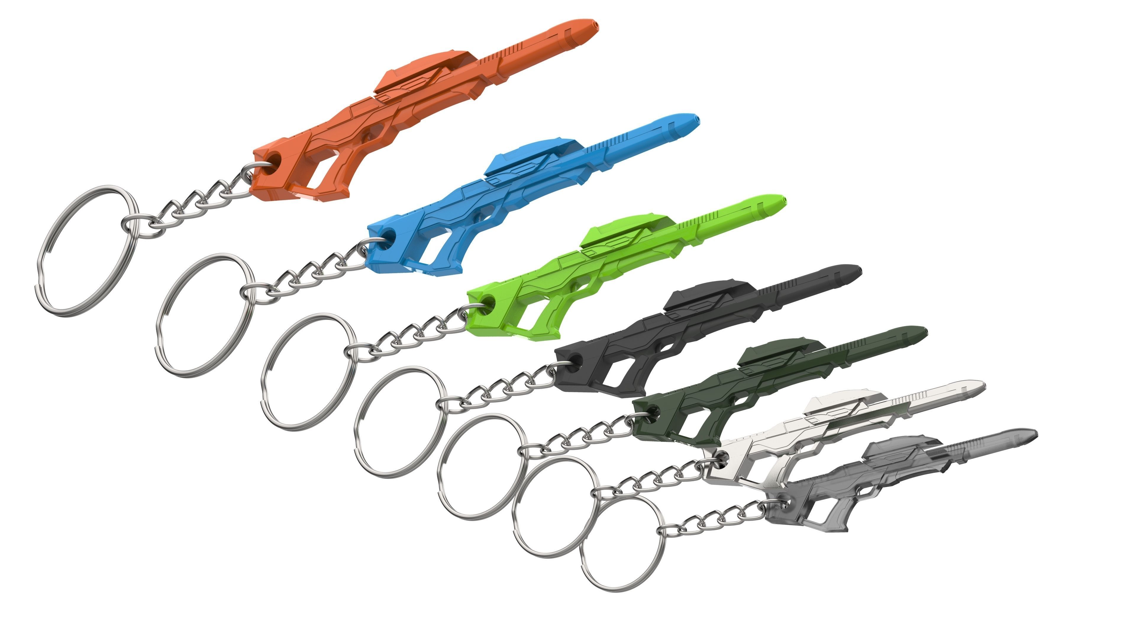 Keychain - Type 3B Phaser - Star Trek First Contact - STL 3D print model_15