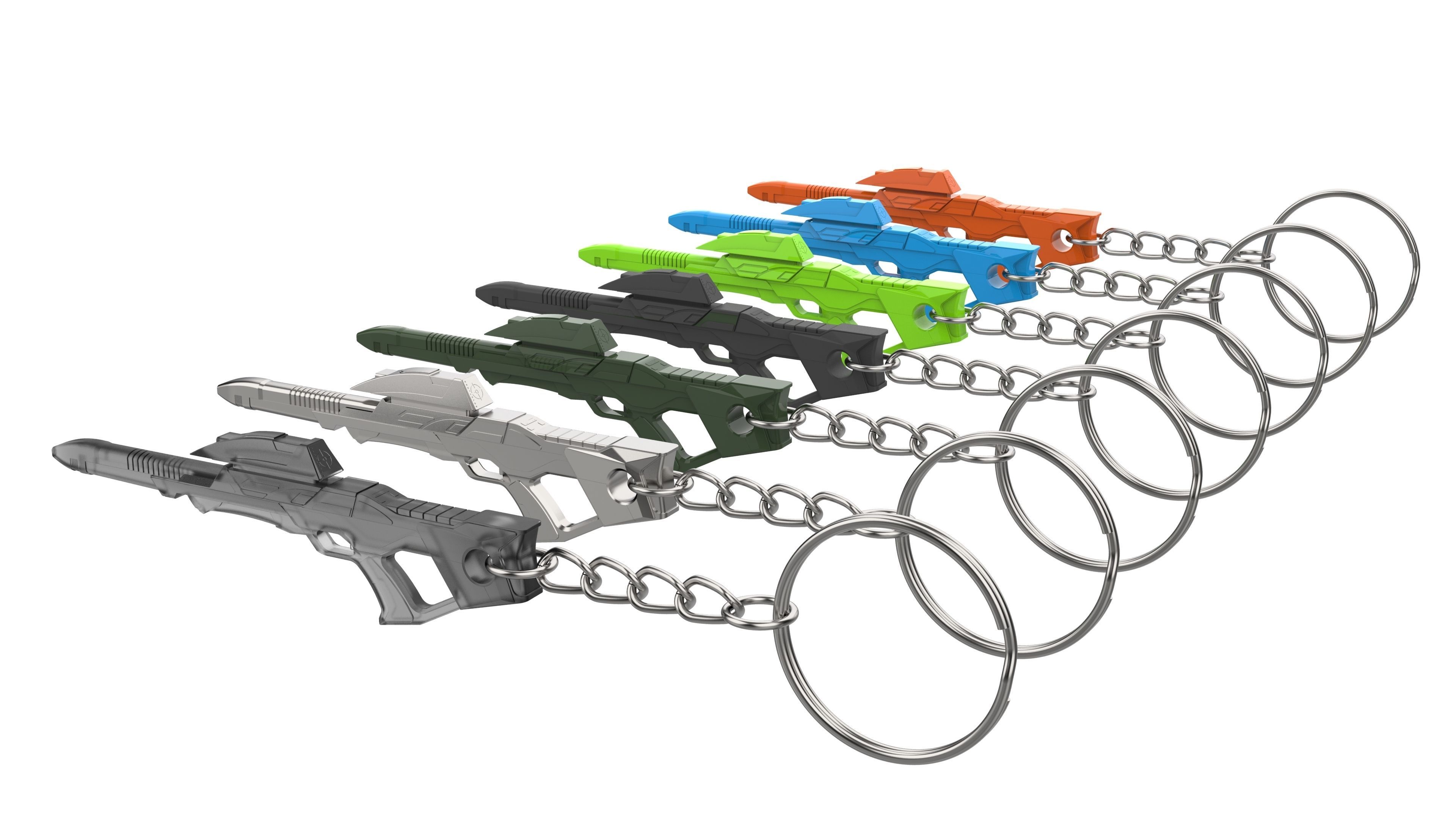 Keychain - Type 3B Phaser - Star Trek First Contact - STL 3D print model_12