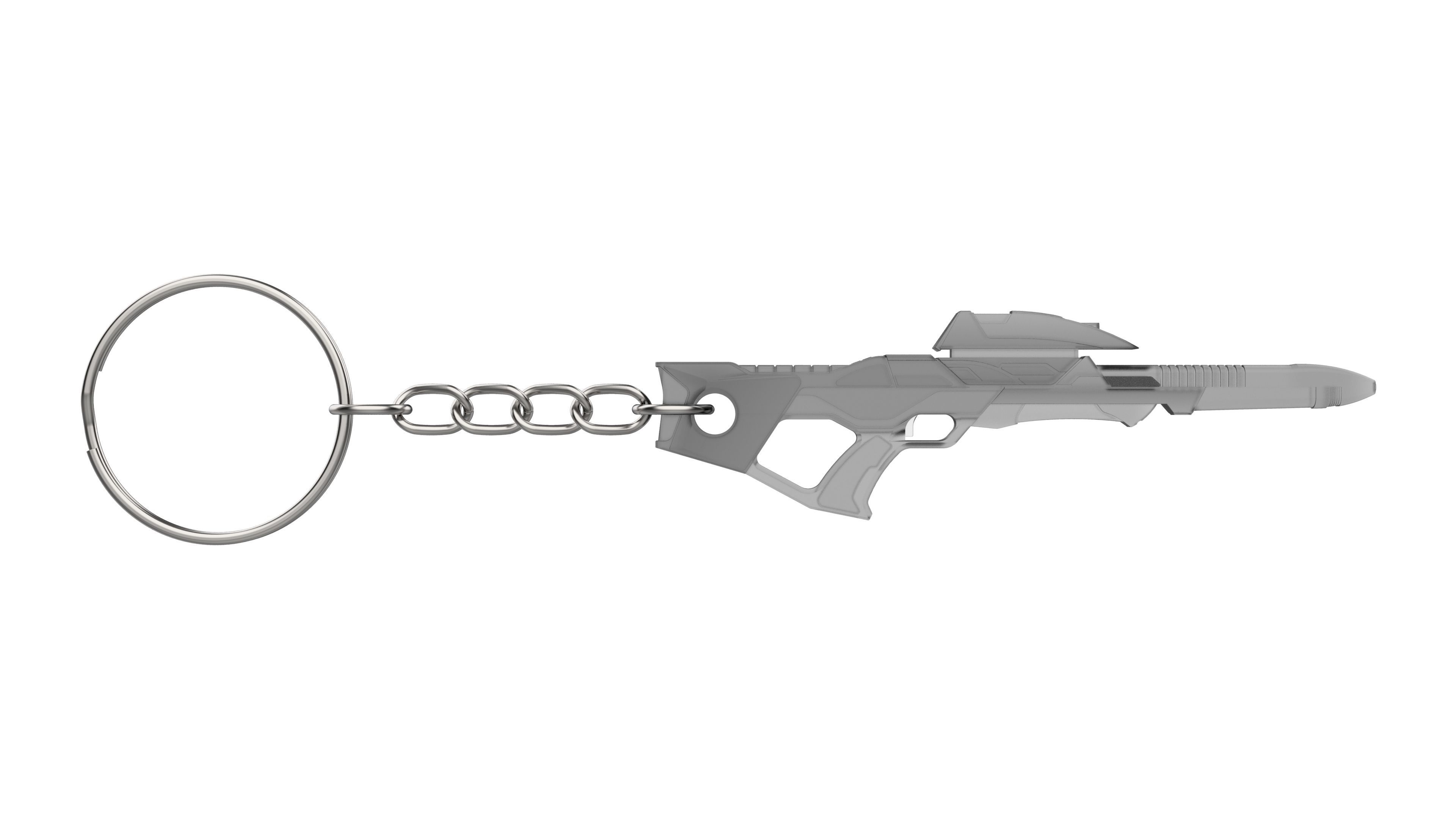 Keychain - Type 3B Phaser - Star Trek First Contact - STL 3D print model_5