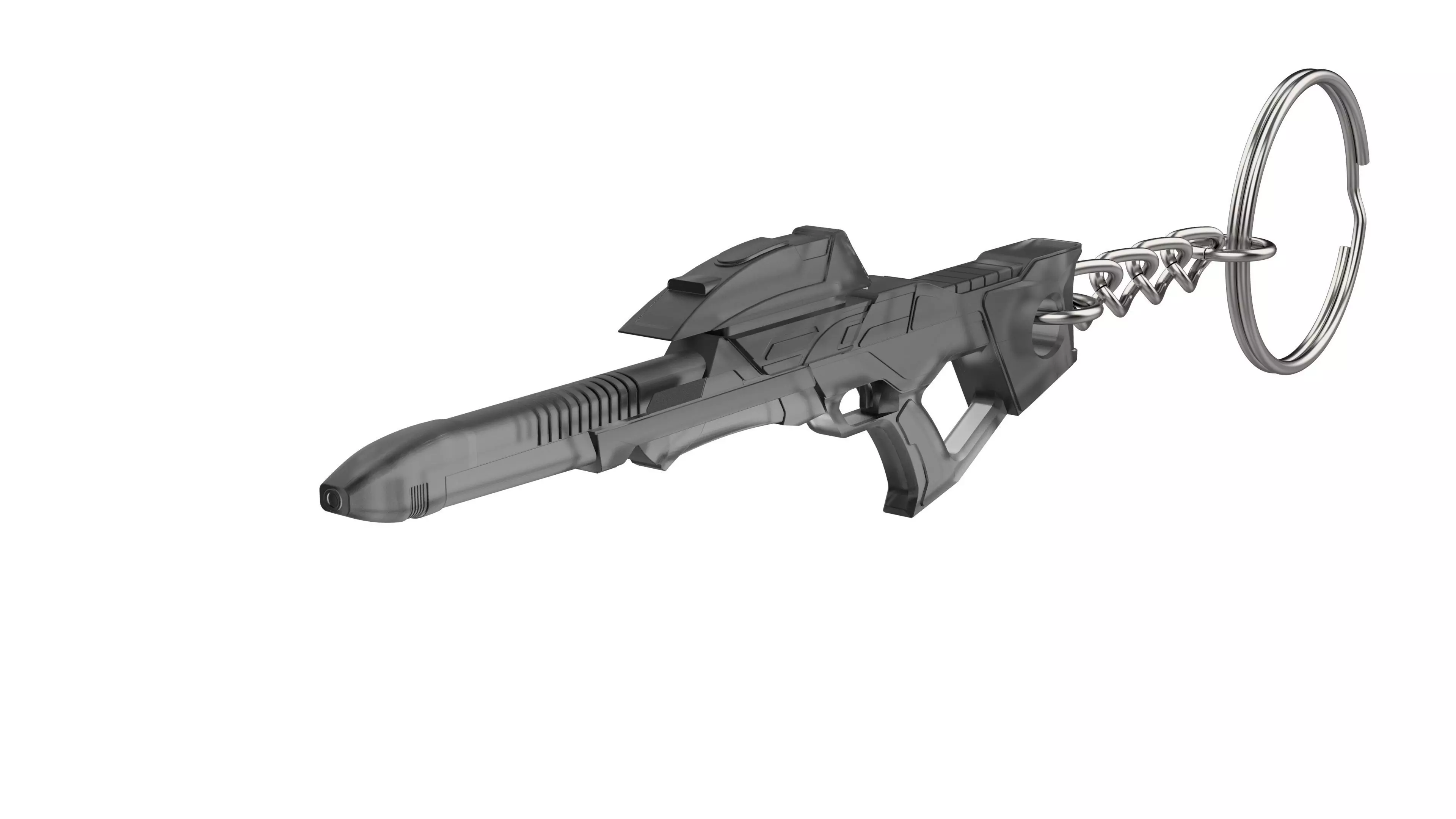 Keychain - Type 3B Phaser - Star Trek First Contact - STL 3D print model_0