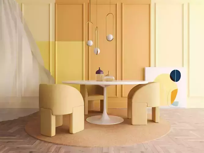 YELLOW DINING MODEL