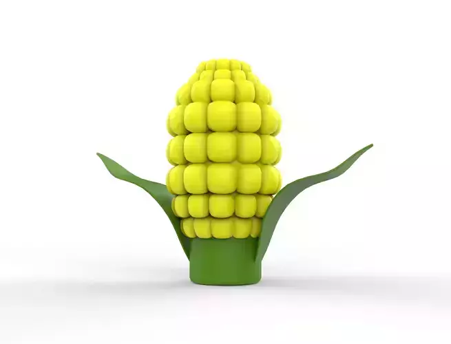 corn model Low-poly 3D model