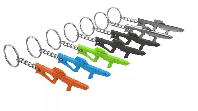 Keychain - EVA Phaser - Star Trek First Contact - STL 3D print model Keychain - EVA Phaser - Star Trek First Contact - STL 3D print model