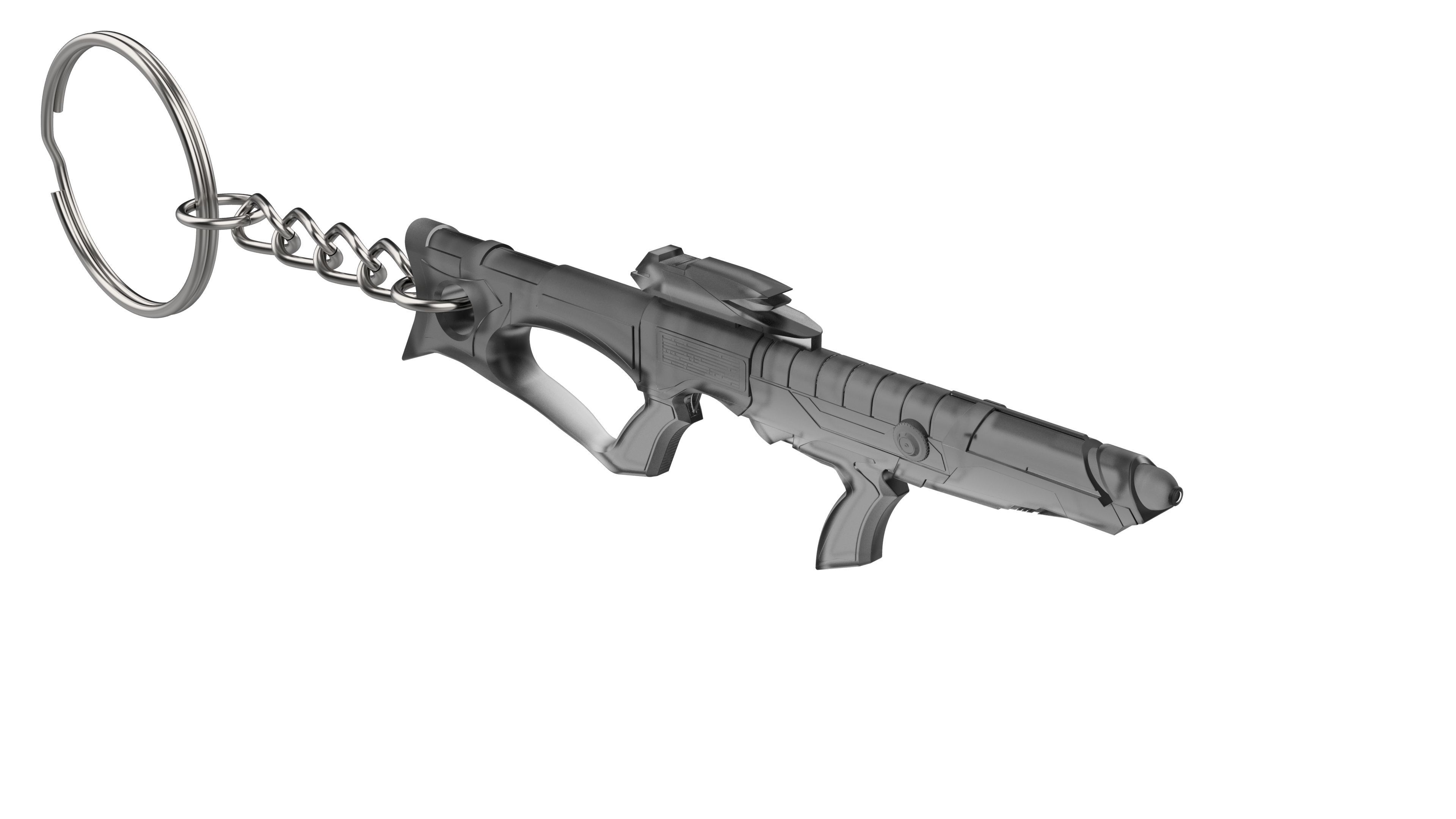 Keychain - EVA Phaser - Star Trek First Contact - STL 3D print model_14