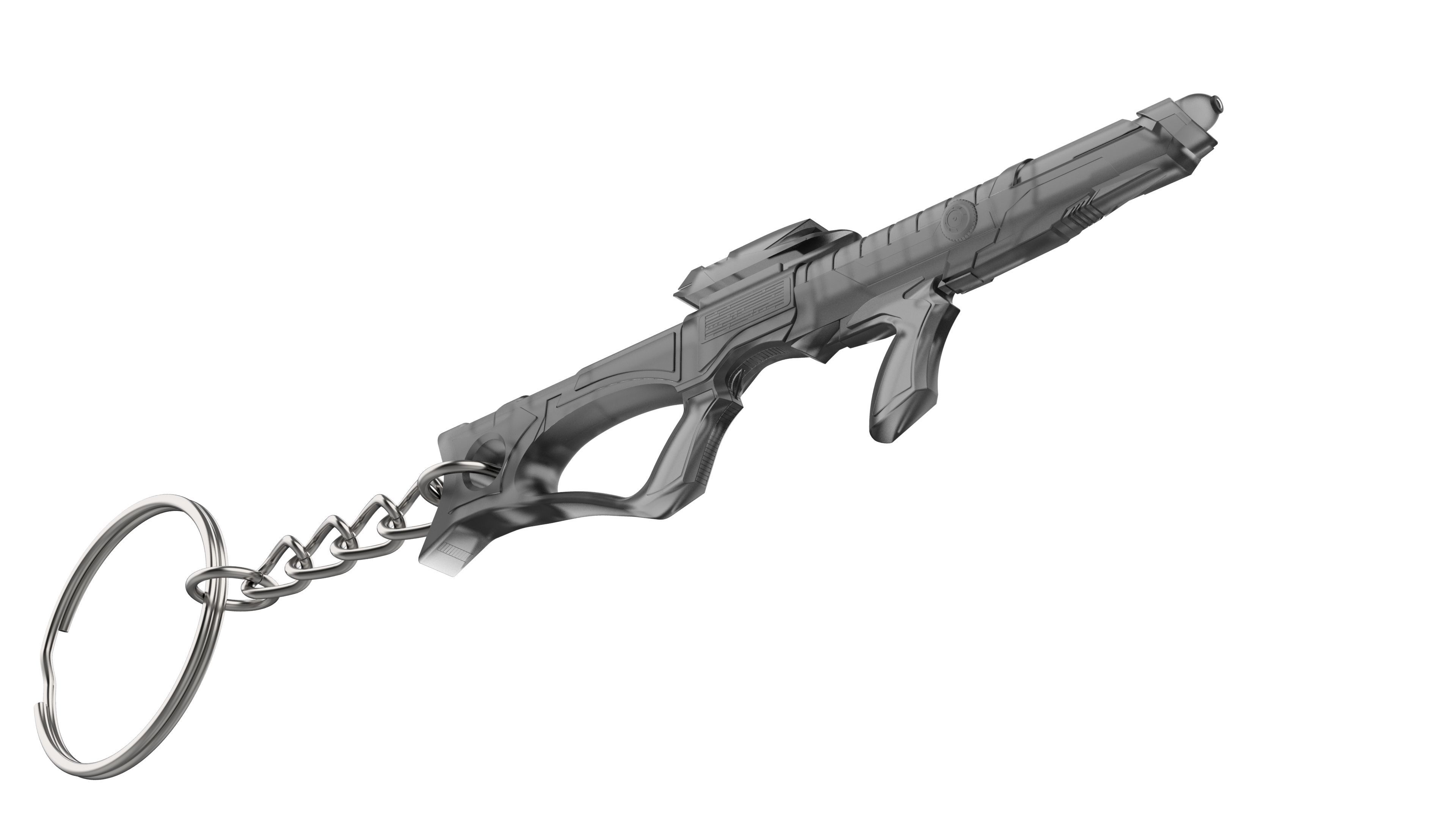 Keychain - EVA Phaser - Star Trek First Contact - STL 3D print model_13