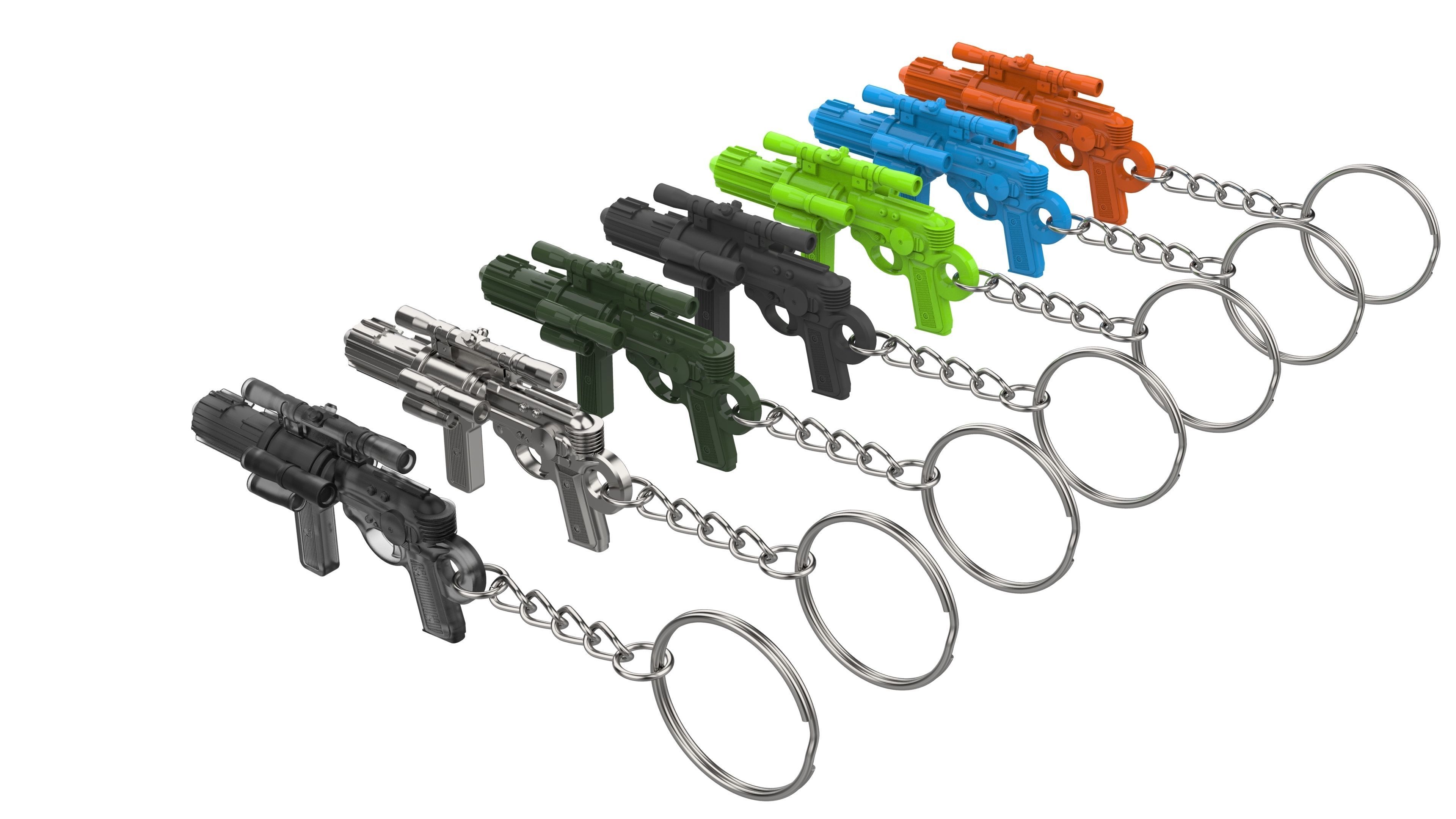 Keychain - EE-4 Blaster Cannon - Star Wars - Printable - STL 3D print model_11