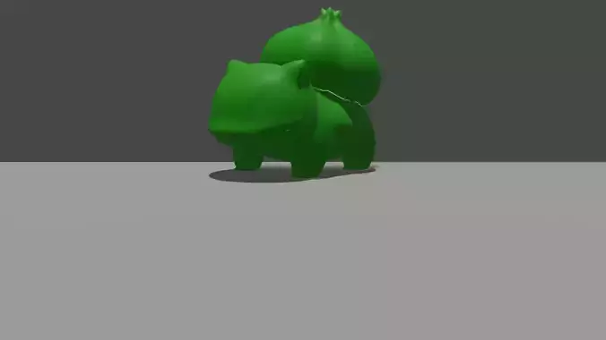 Worlds smallest Bulbasaur 3d model 