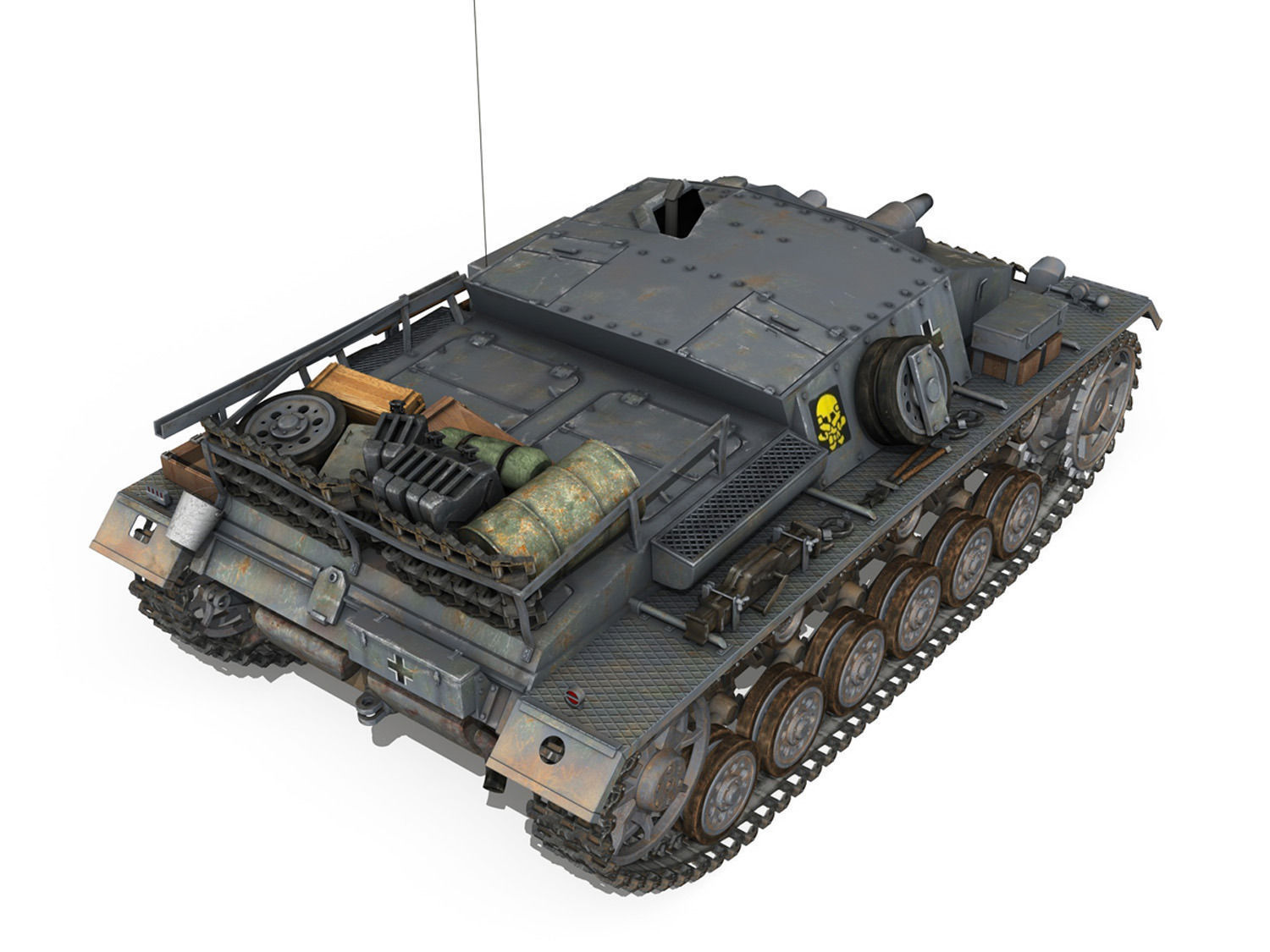 StuG III - Ausf D - StuG Abt 192 3D model_4
