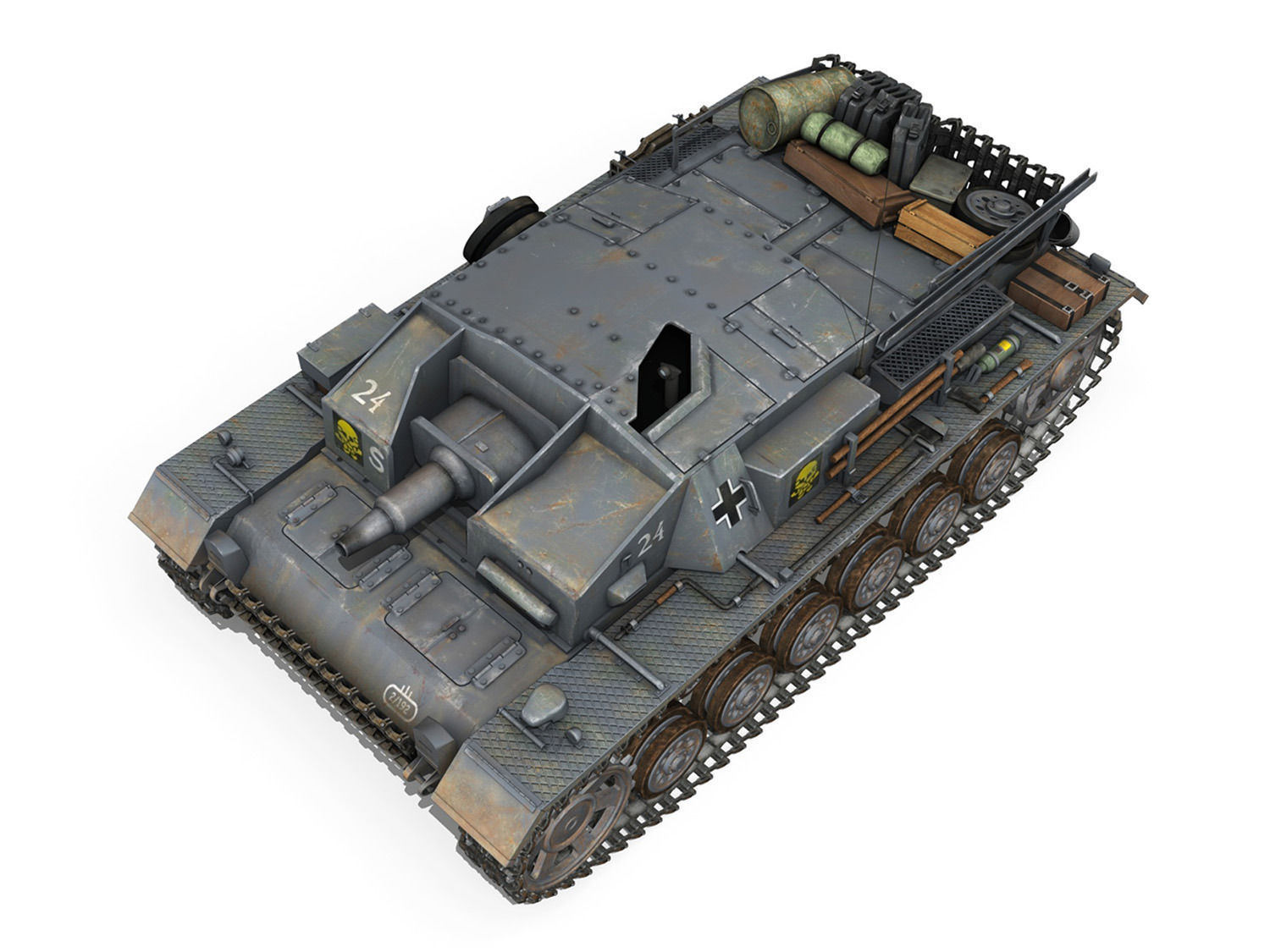 StuG III - Ausf D - StuG Abt 192 3D model_8