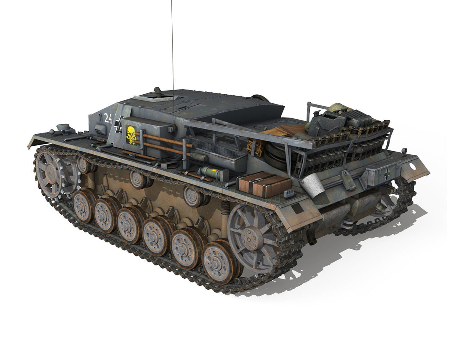 StuG III - Ausf D - StuG Abt 192 3D model_3