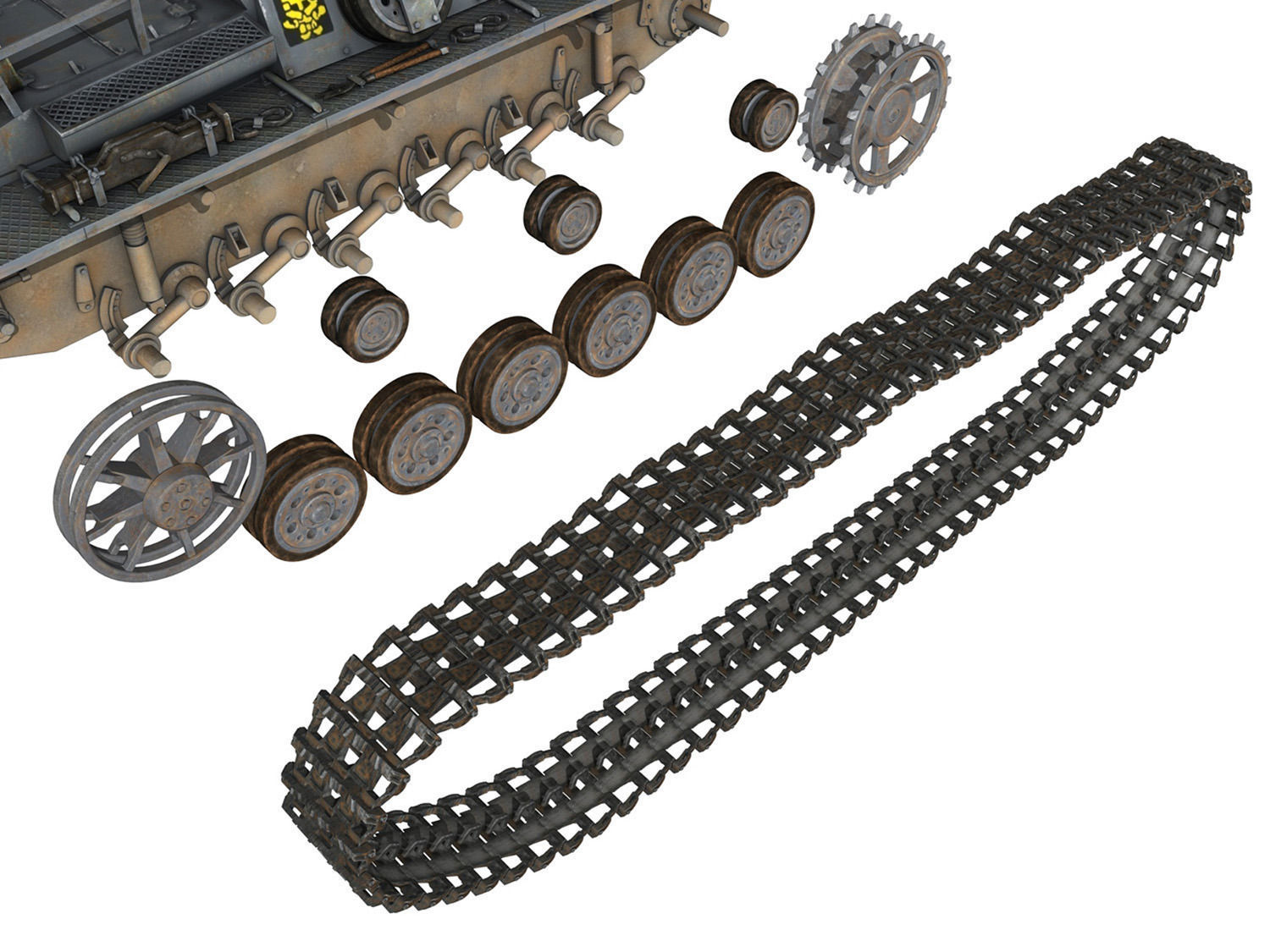 StuG III - Ausf D - StuG Abt 192 3D model_10