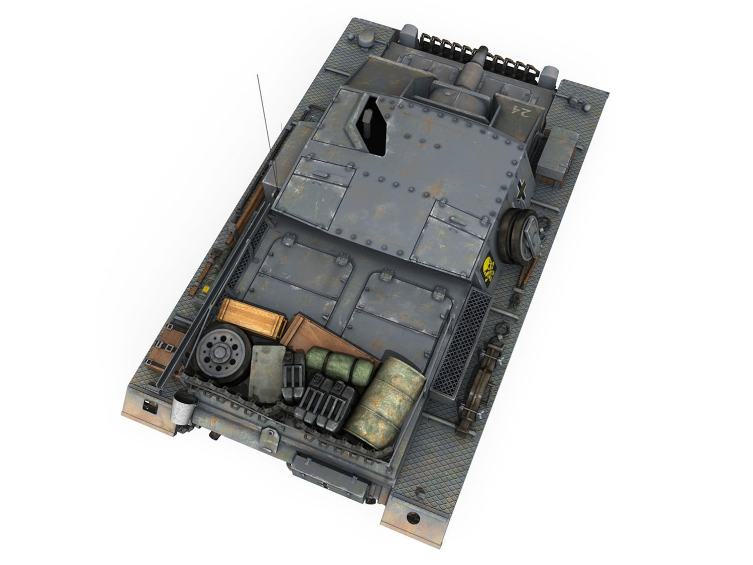 StuG III - Ausf D - StuG Abt 192 3D model_9