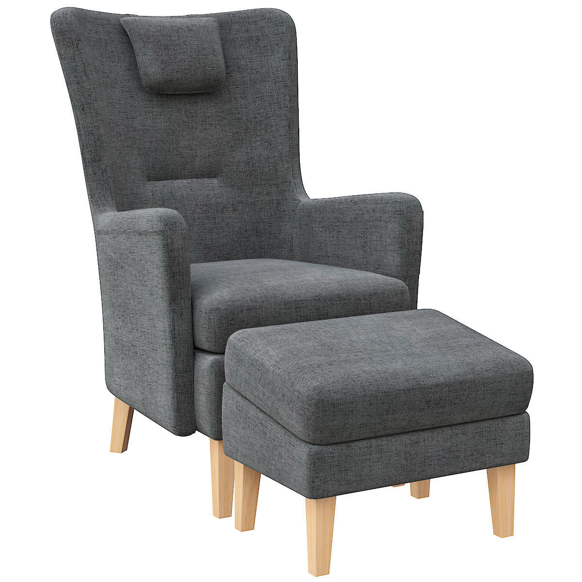 Omtanksam Armchair Ikea 3D model CGTrader