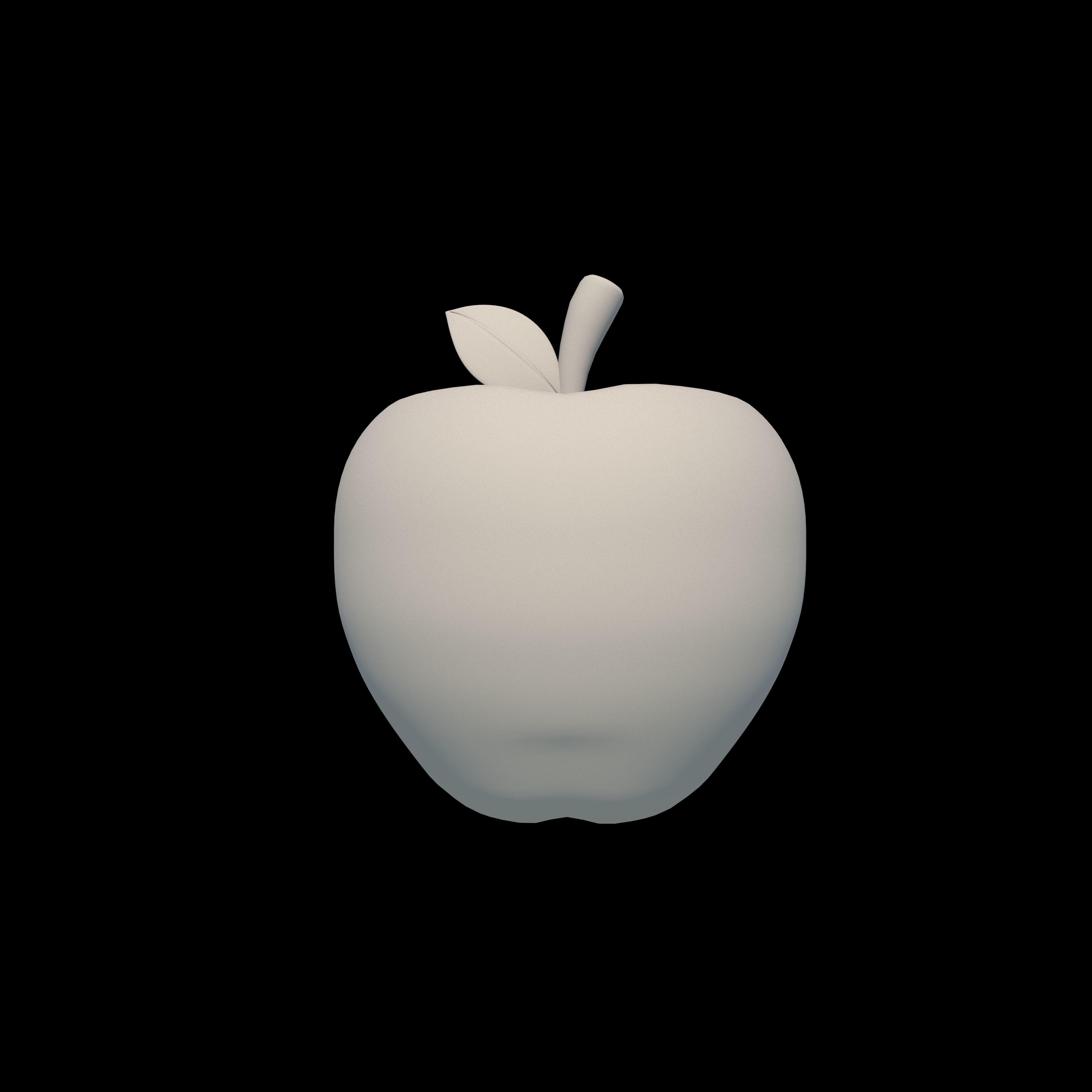 apple Low-poly 3D model_6