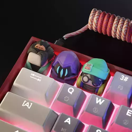 Valorant Keycaps Vol I - Mechanical Keyboard 3D print model