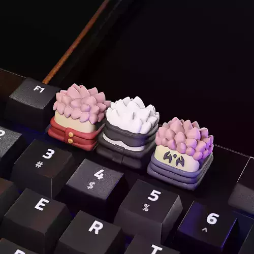 Jujutsu Kaisen Keycaps Vol I - Mechanical Keyboard 3D print model
