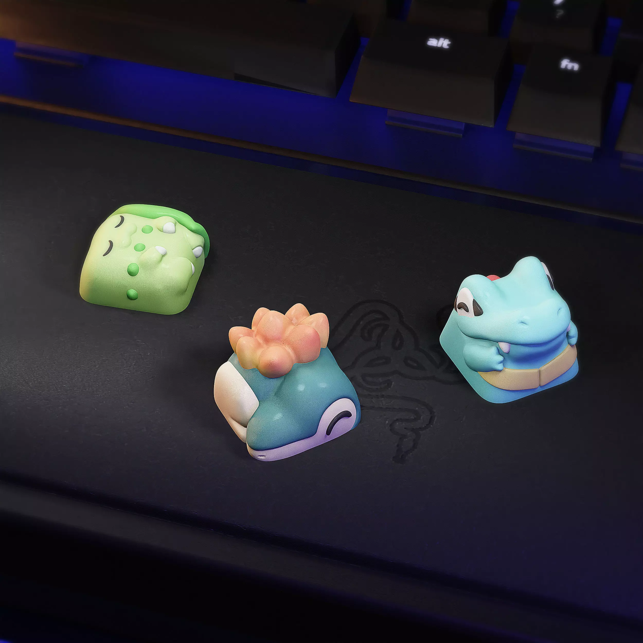 Sleeping poke Keycaps - Mechanical Keycaps 3D print model