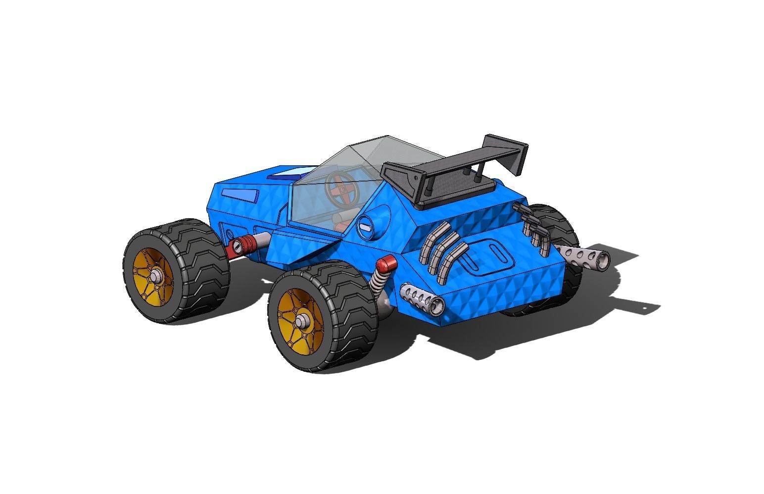 Buggy - 3D model for 3D printing 3D print model_5