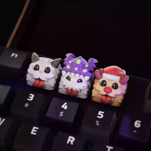 Poros Lol Keycaps Vol I - Mechanical Keyboard 3D print model