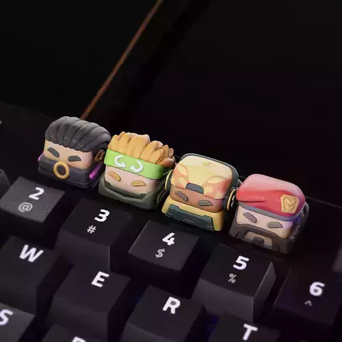 Valorant Keycaps Vol II - Mechanical Keyboard 3D print model