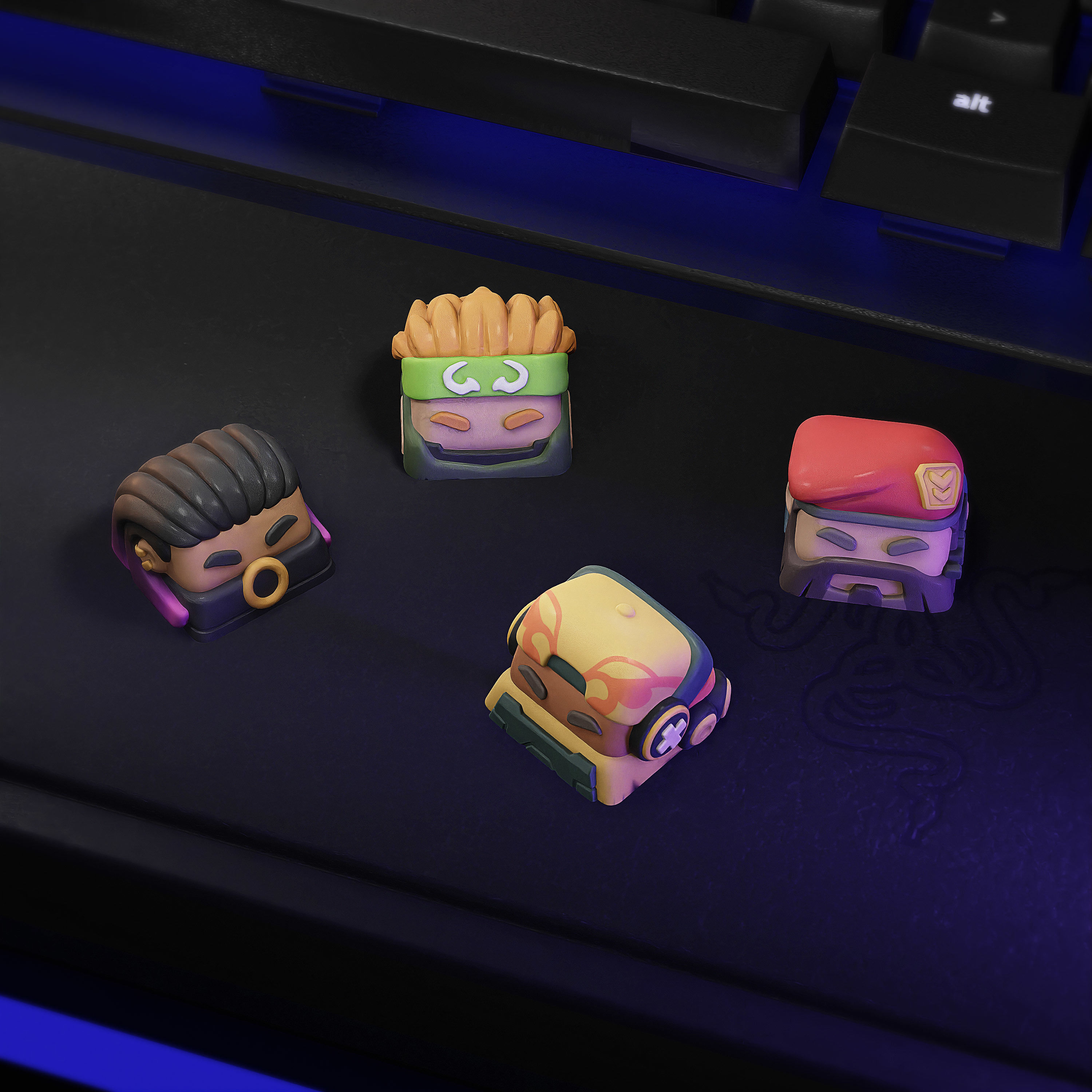 Valorant Keycaps Vol II - Mechanical Keyboard 3D print model_9