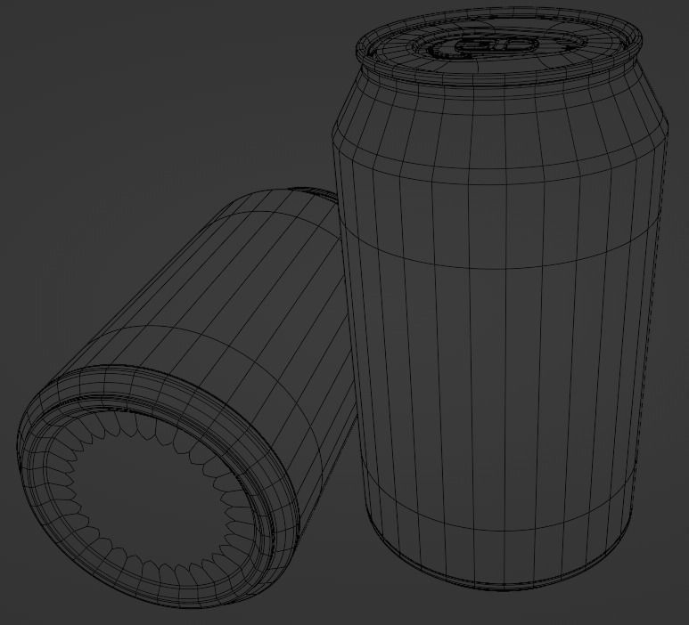 Modela lata bebida 3D model_1