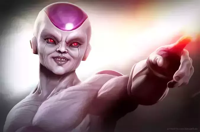 Frieza - Tribute statue 3D print model