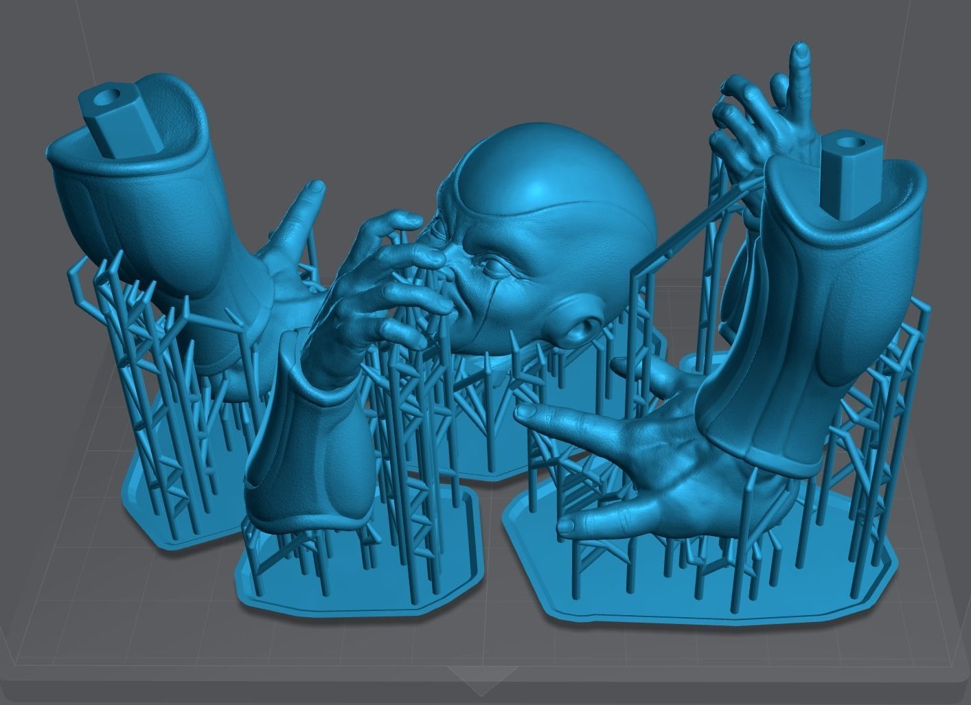 Frieza - Tribute statue 3D print model_4