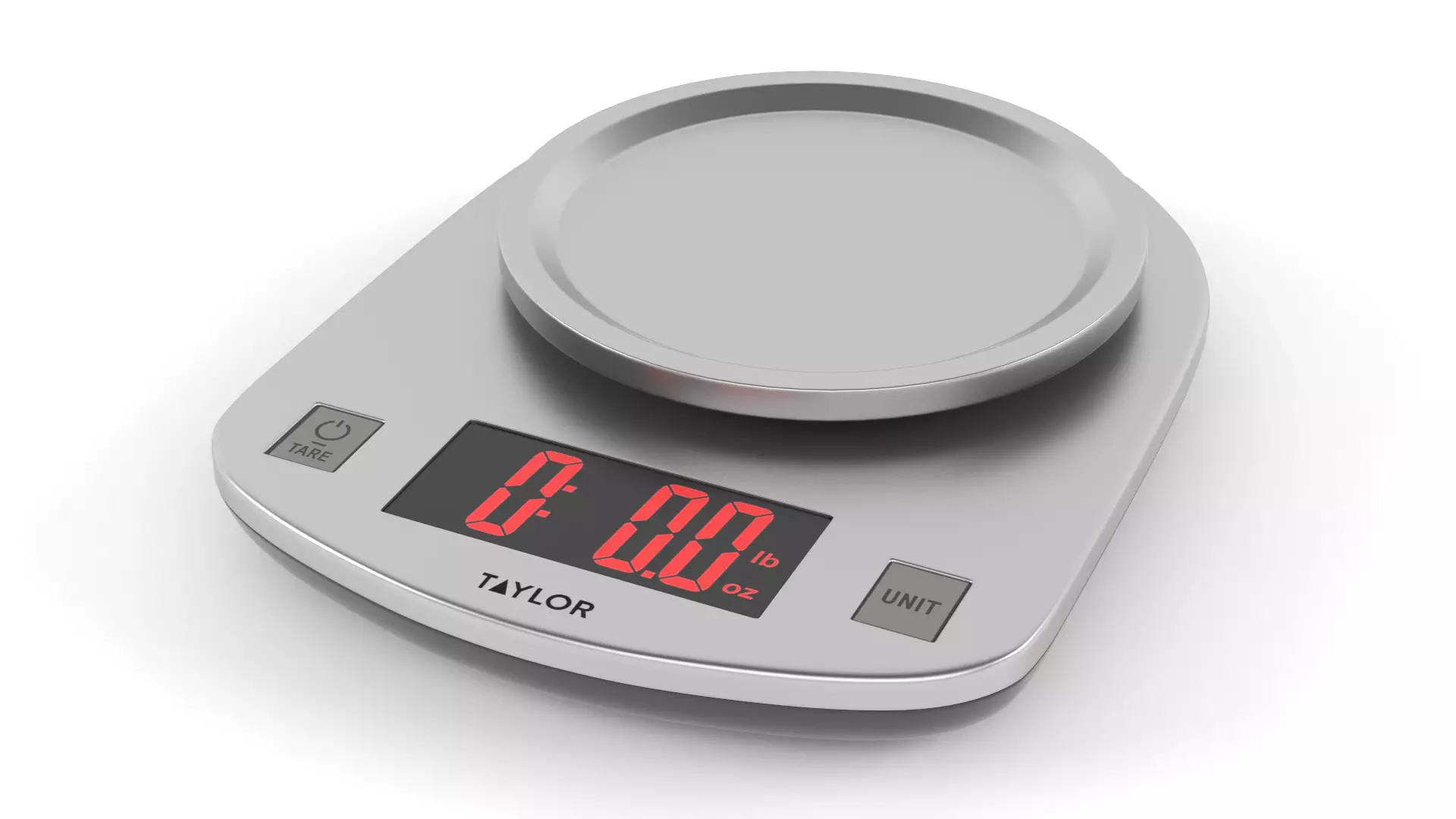 Digital Kitchen Scale 3D model_0