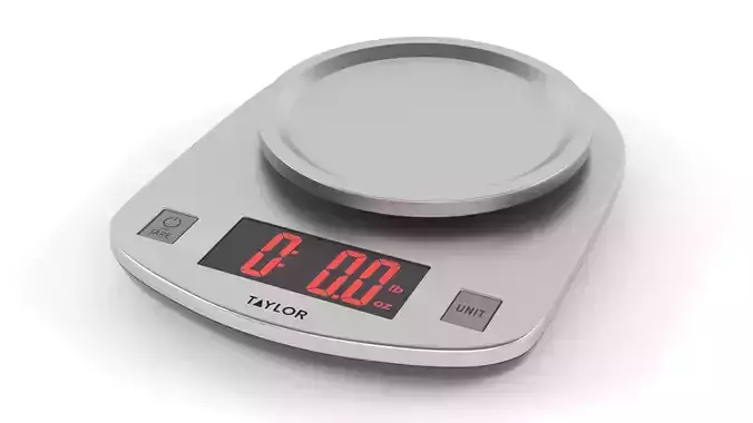 Digital Kitchen Scale 3D model